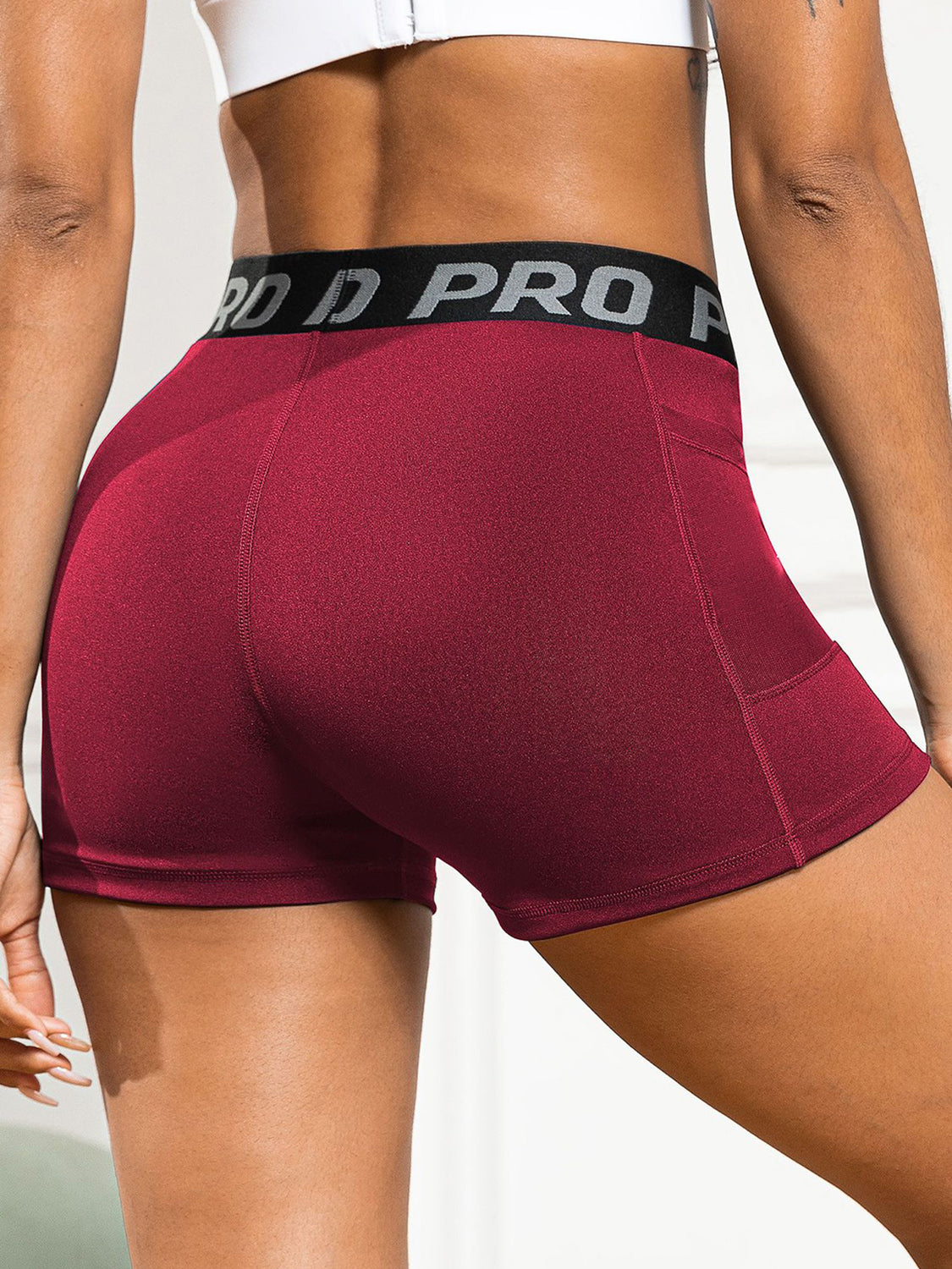 Craving Action Elastic Waist Active Shorts with Pockets (Multiple Colors) - BP