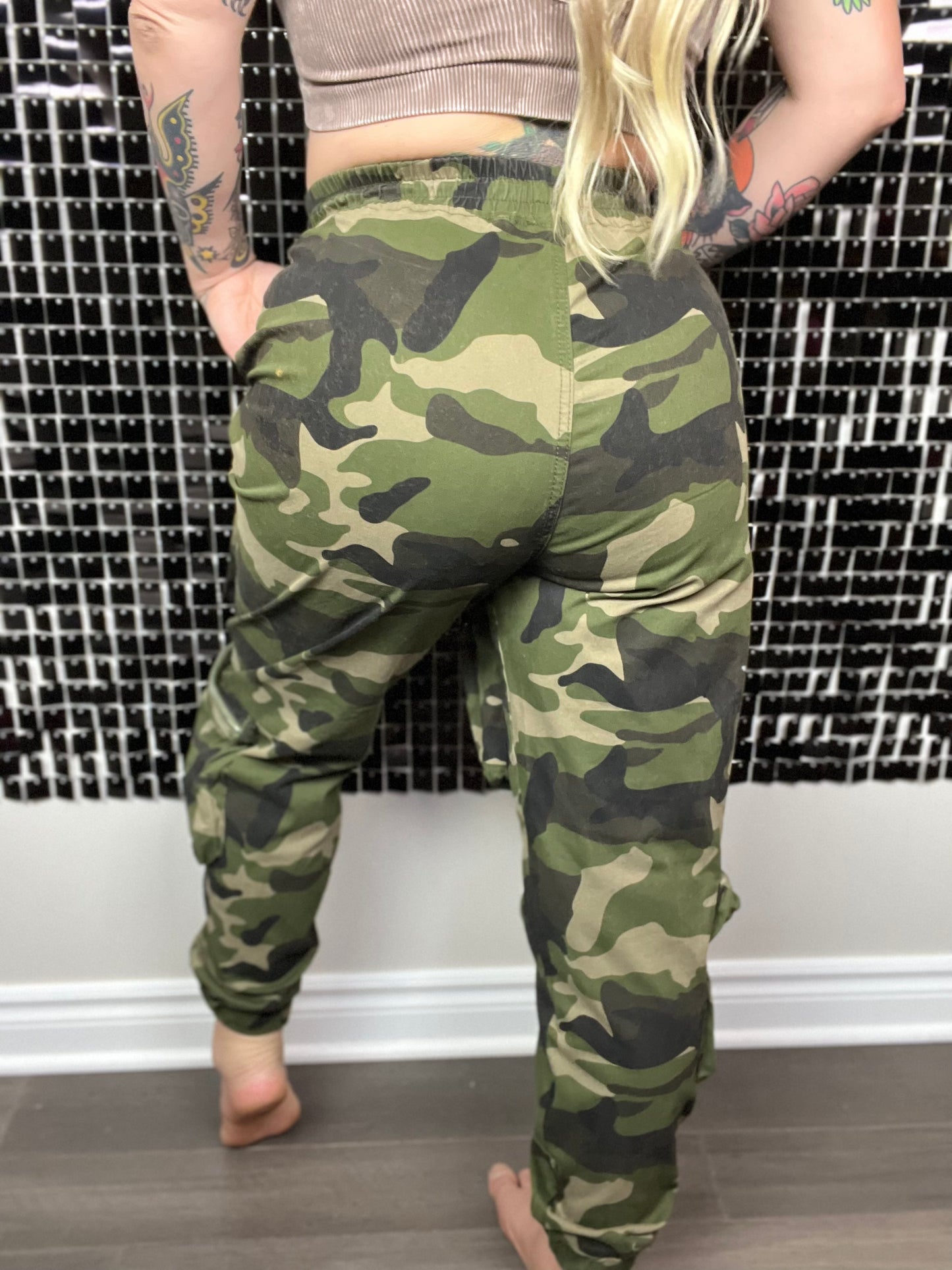 Army Of One Zipper Camo Cargo Pants