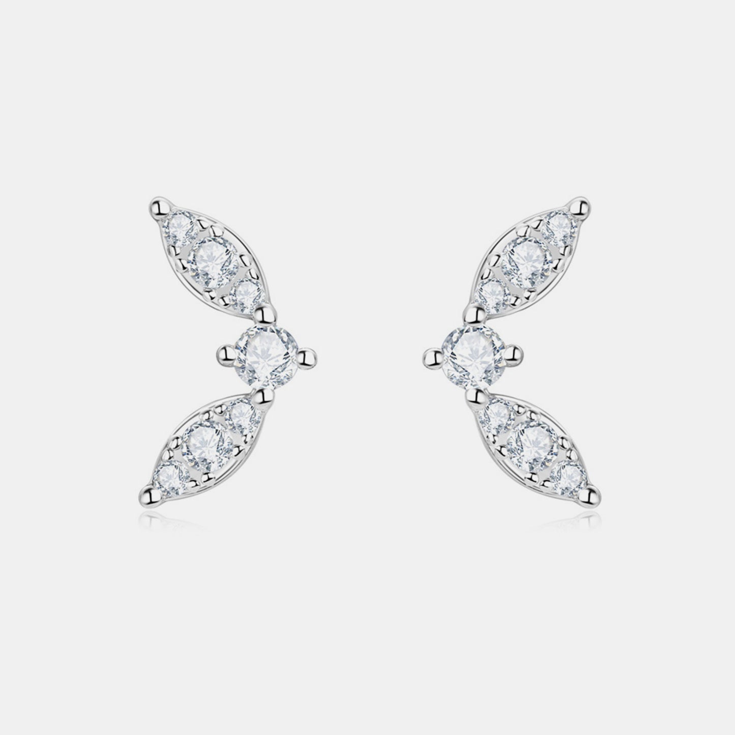 Jameson Moissanite 925 Sterling Silver Stud Earrings - BP