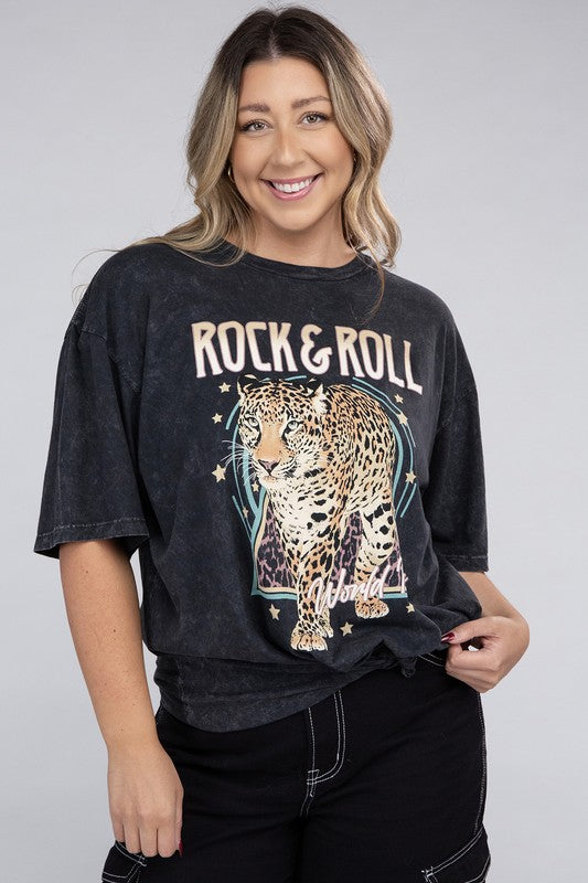 (XL-3X) Racing To The Front Rock & Roll World Tour Graphic Top (MULTIPLE COLORS) - BP