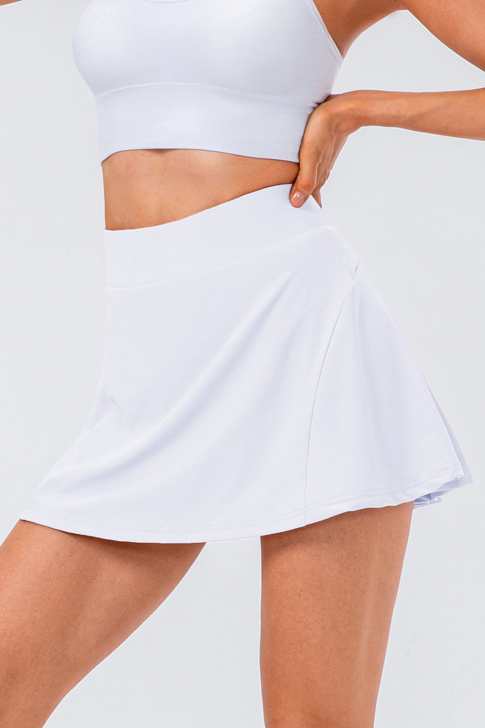 Bounce Back High Waist Pleated Active Skirt (Multiple Colors) - BP