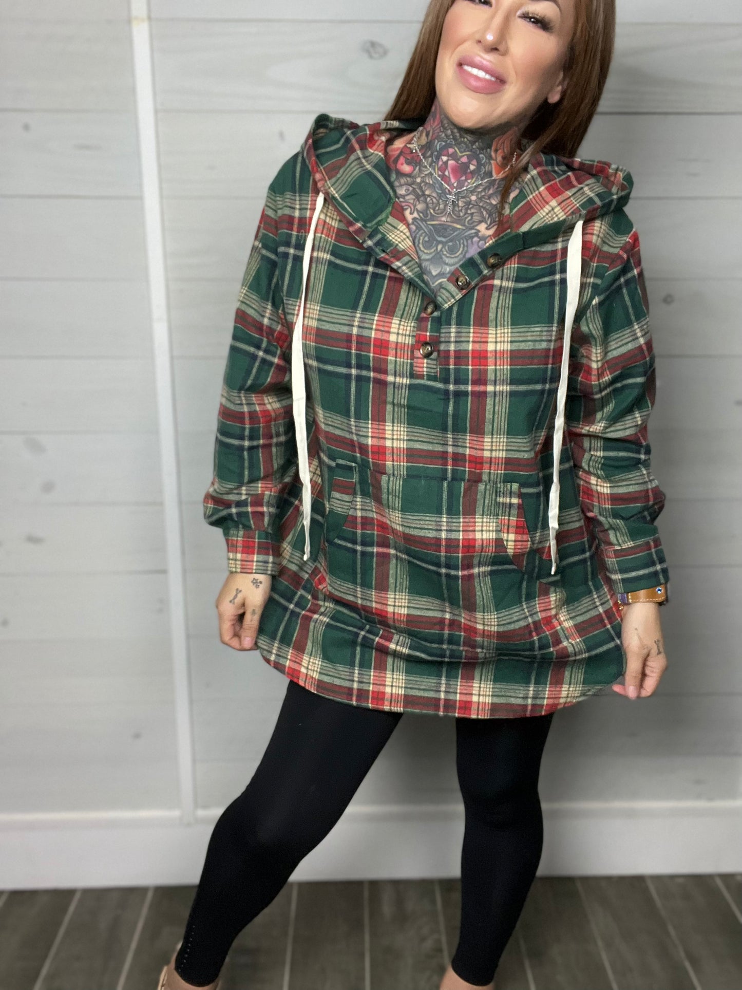 Not Interested Curvy Drawstring Hoody