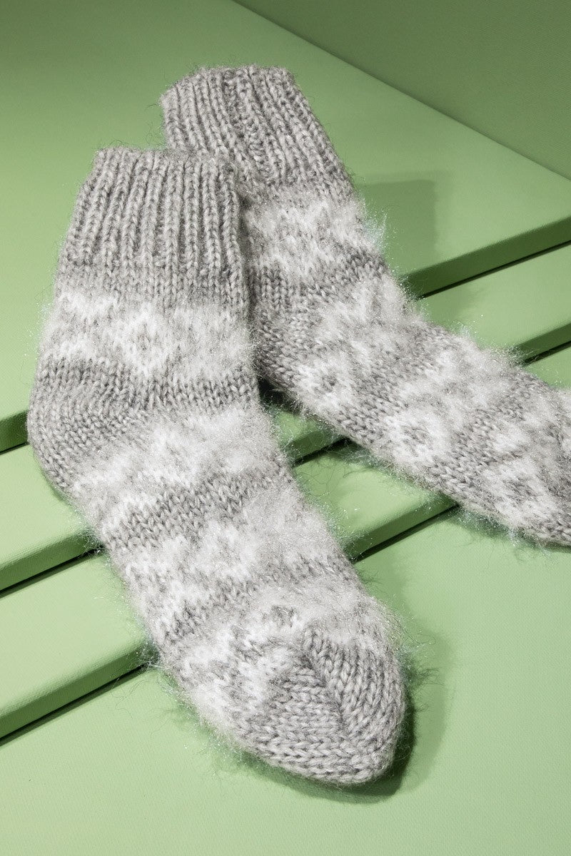 The Snuggle Is Real Fuzzy Nordic Socks