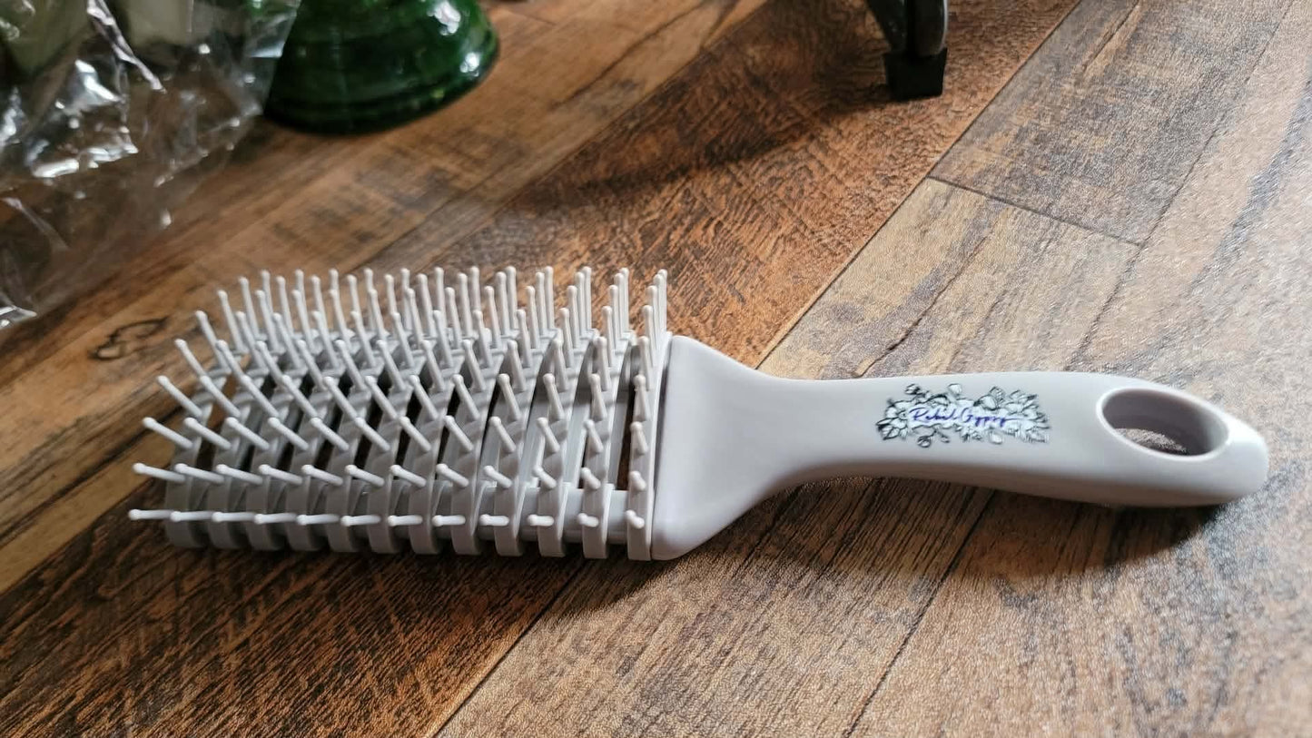 Grey Dual-Flex Vented Detangler