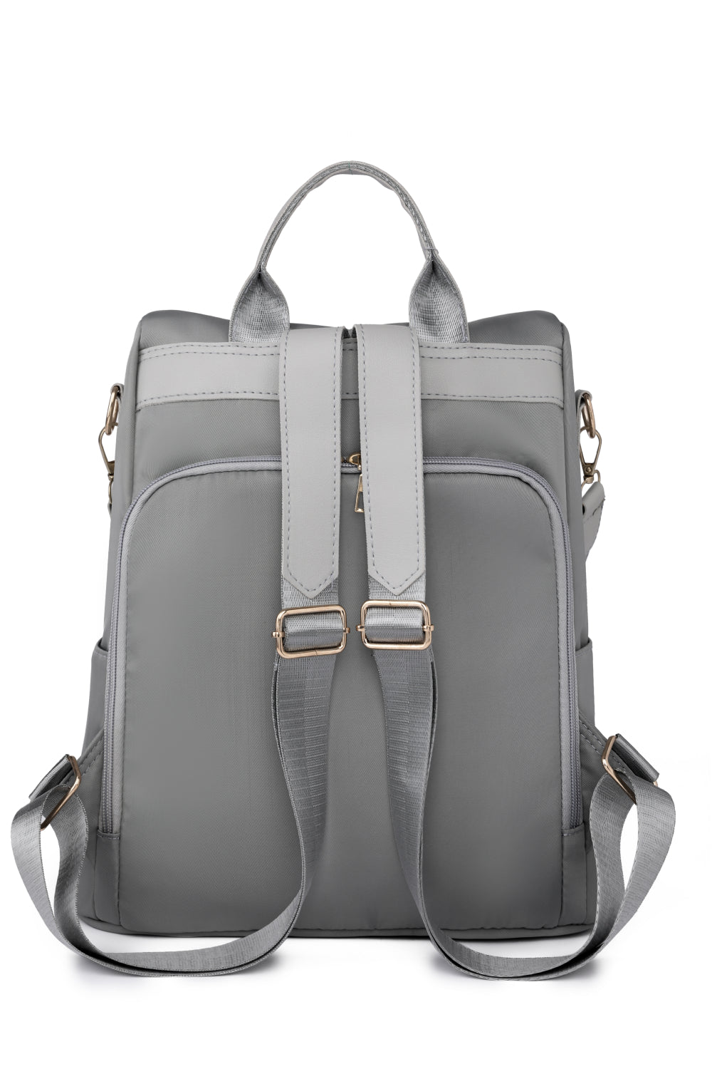 City Sleek Zipper Pocket Beaded Backpack