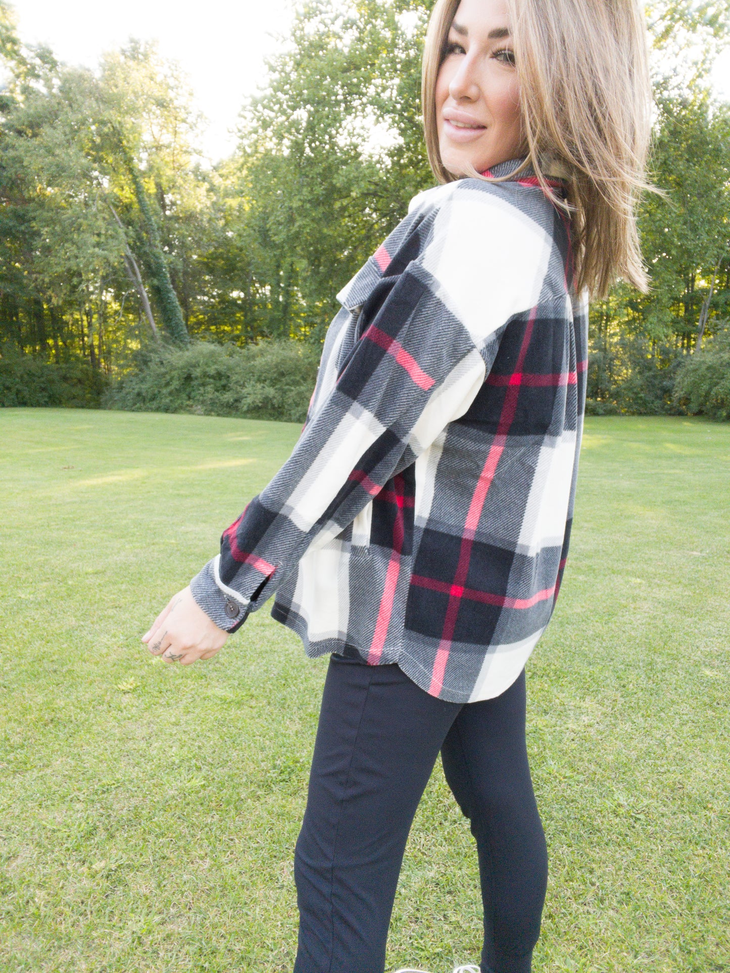 Cruise Control Plaid Shacket