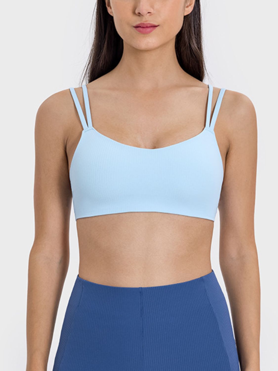 Simply Fetching Scoop Neck Double Strap Active Cami (Multiple Colors)