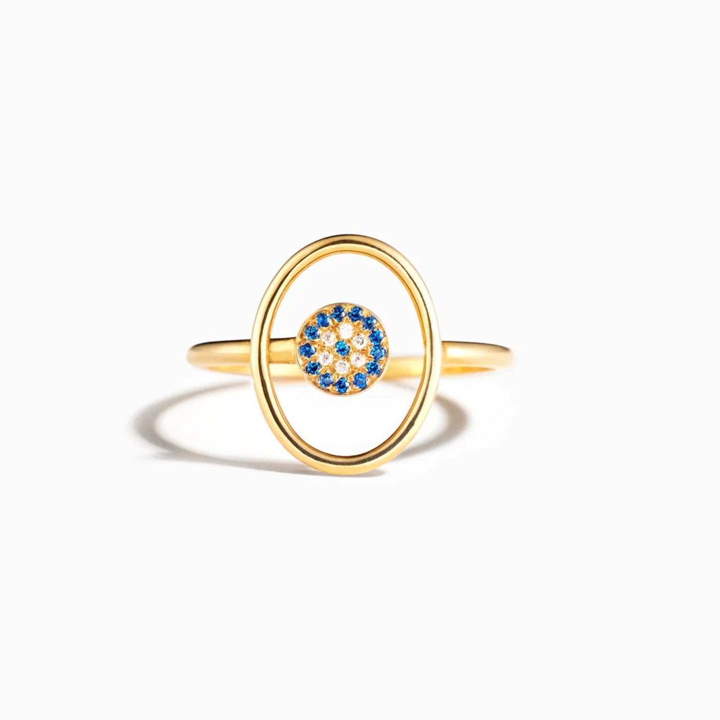 Eyes Of Love 925 Sterling Silver Evil Eye Ring