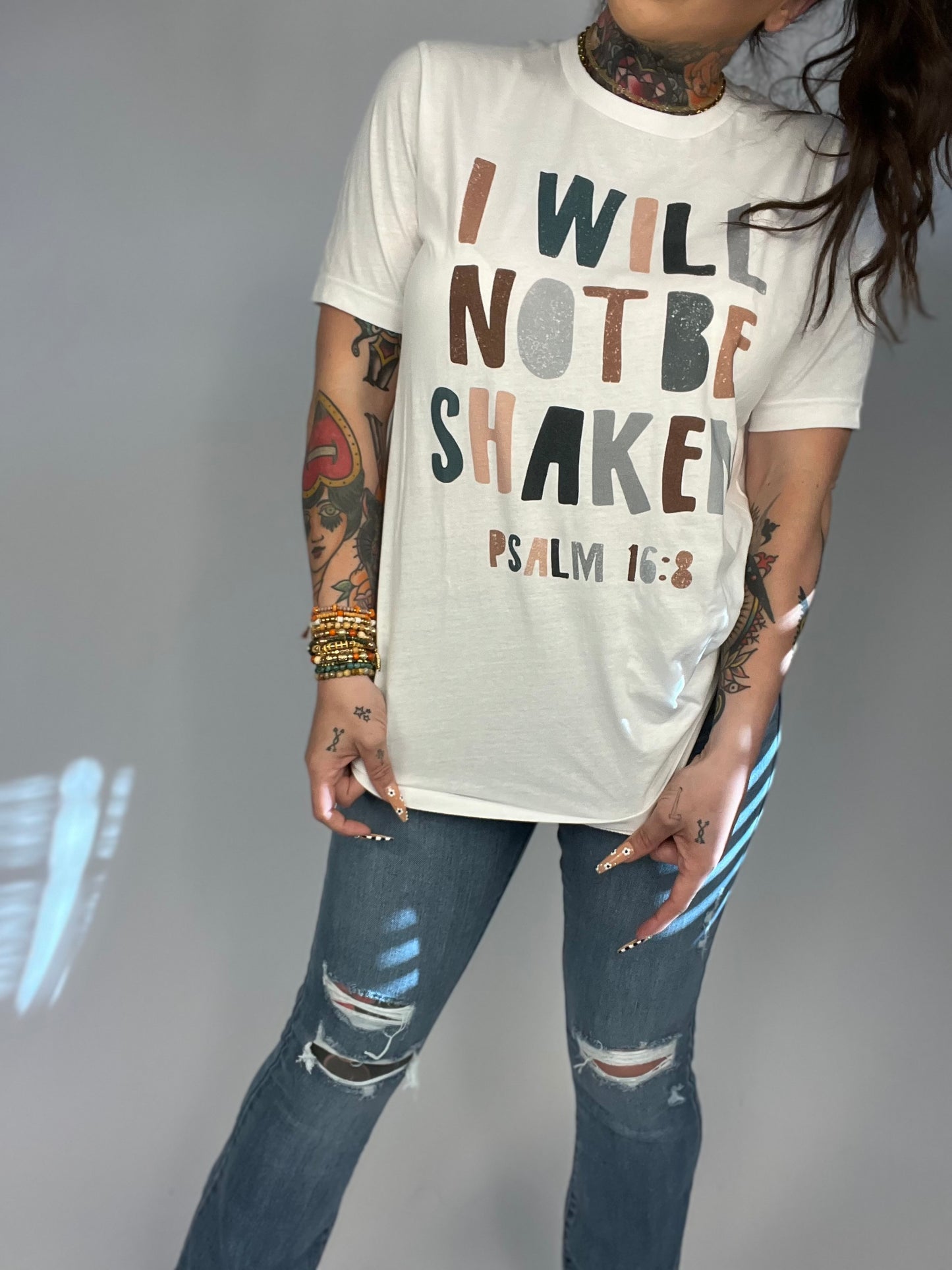 REG - I Will Not Be Shaken Easter Graphic Tee - BP