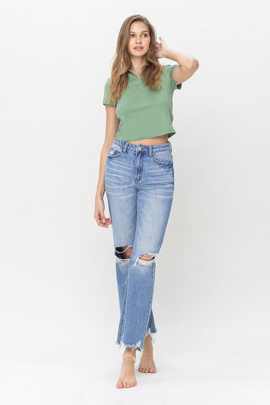 Vervet Rosemary 90's Vintage Super High Rise Flare Jeans - BP