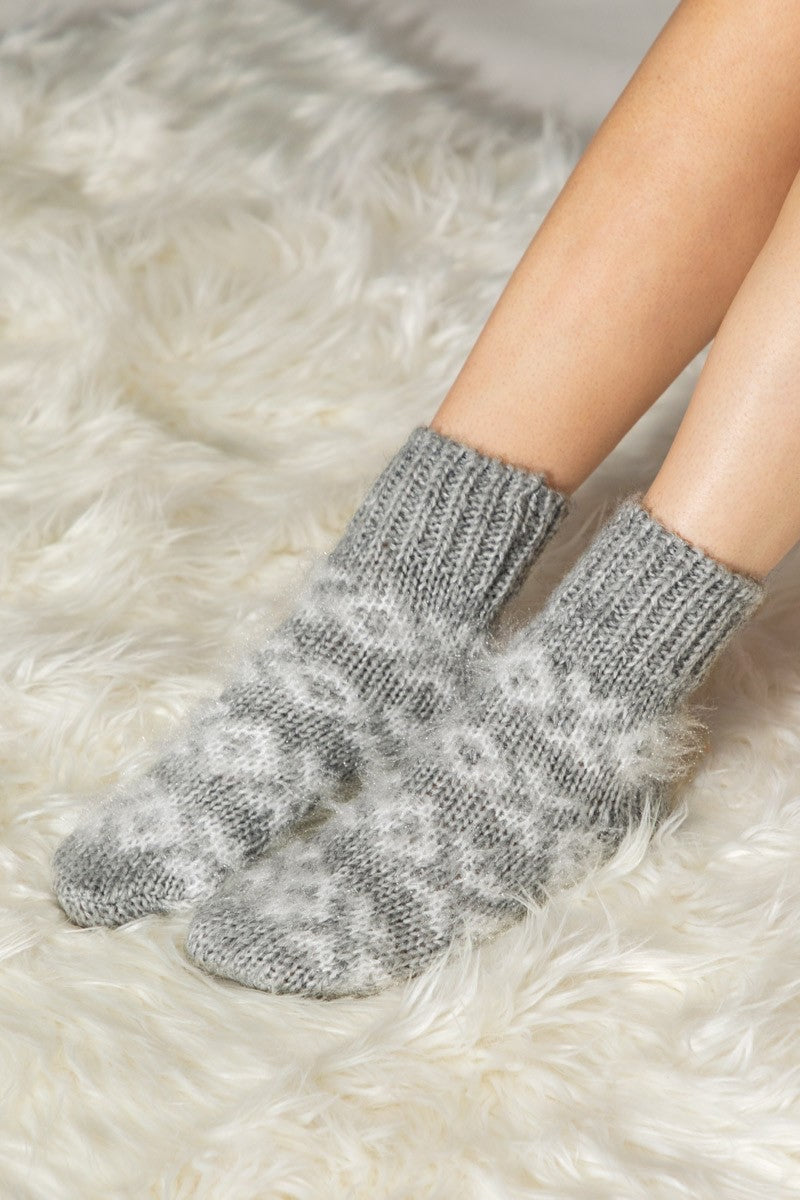 The Snuggle Is Real Fuzzy Nordic Socks