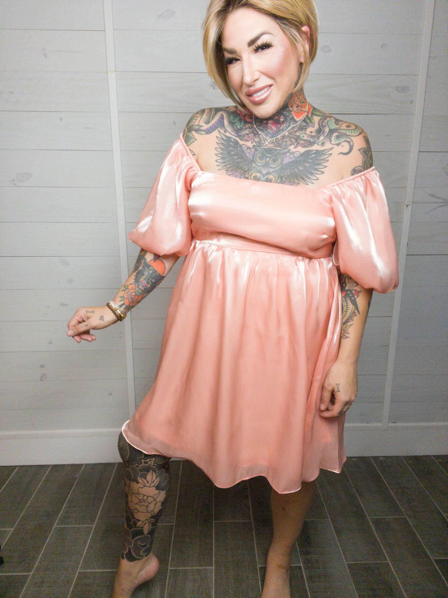 See You In Your Dreams Curvy Baby Doll Dress