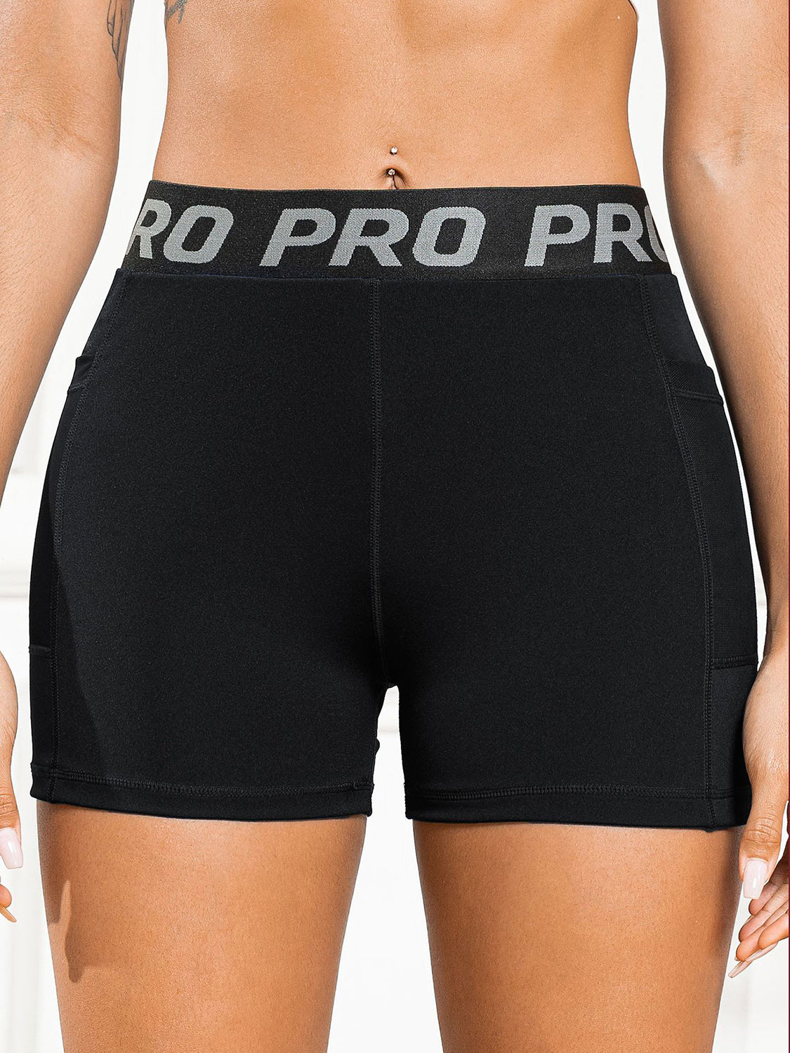 Craving Action Elastic Waist Active Shorts with Pockets (Multiple Colors) - BP