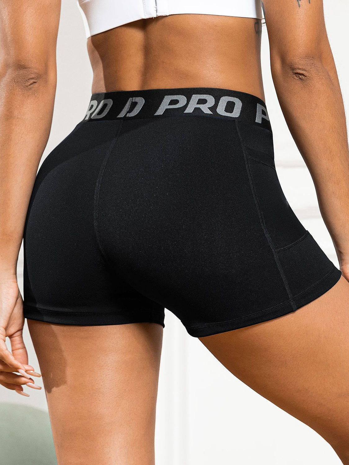 Craving Action Elastic Waist Active Shorts with Pockets (Multiple Colors) - BP