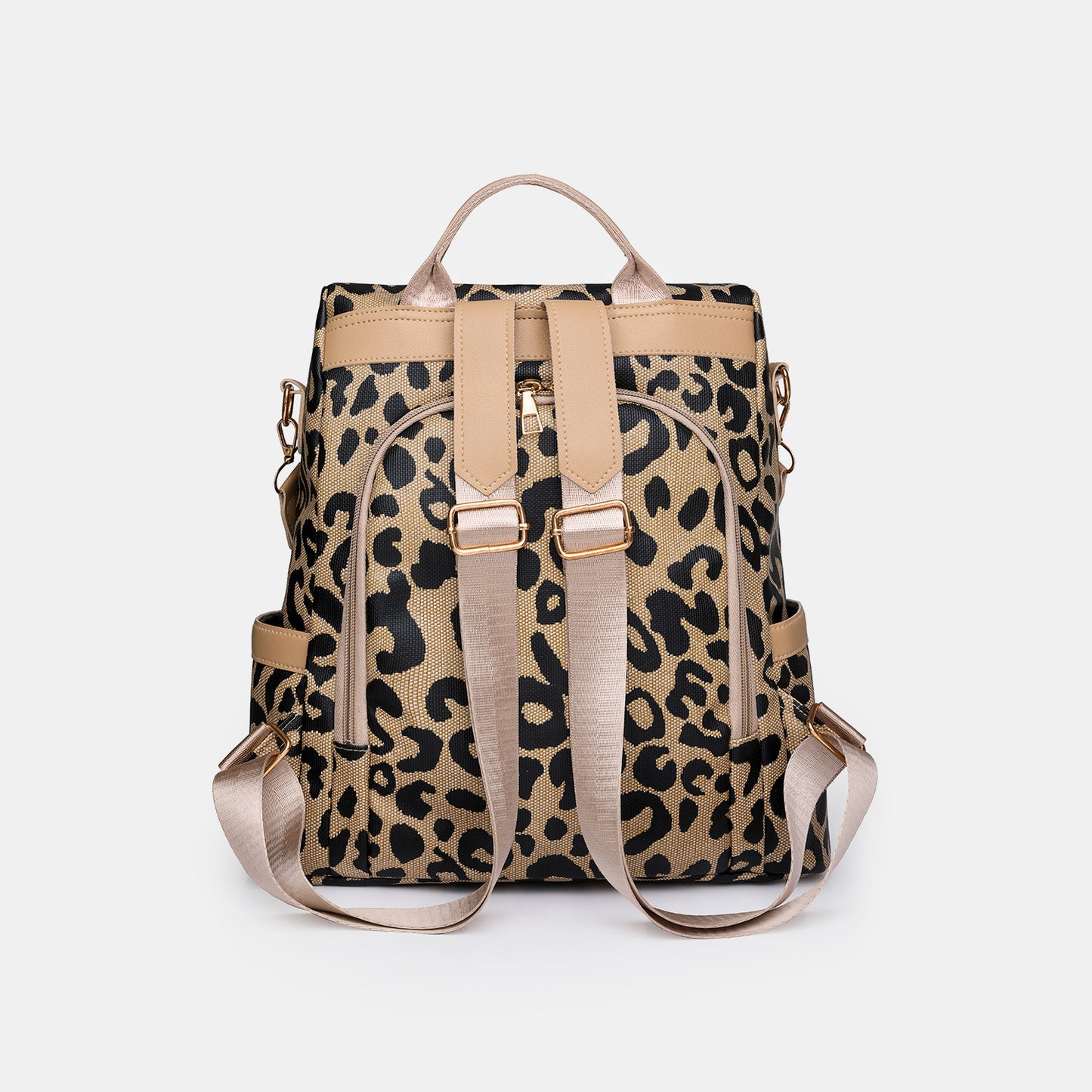 Cheetah Speed Leopard PU Leather Backpack Bag