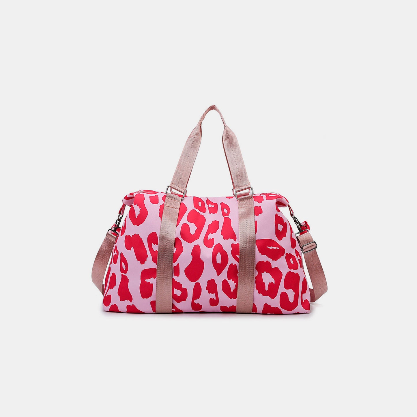 Whiskers And Purrs Animal Print Travel Bag