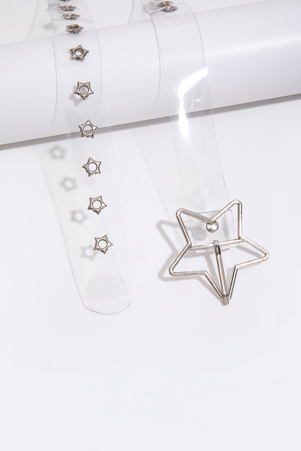 Comets Appear Adjustable PVC Star Shape Buckle Belt