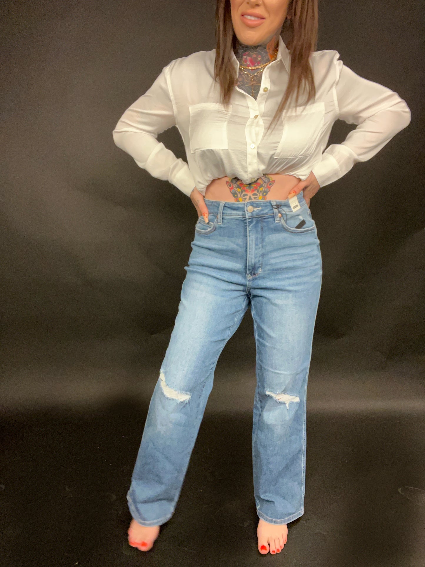 CURVY- Just Like A Mom Judy Blue Jeans