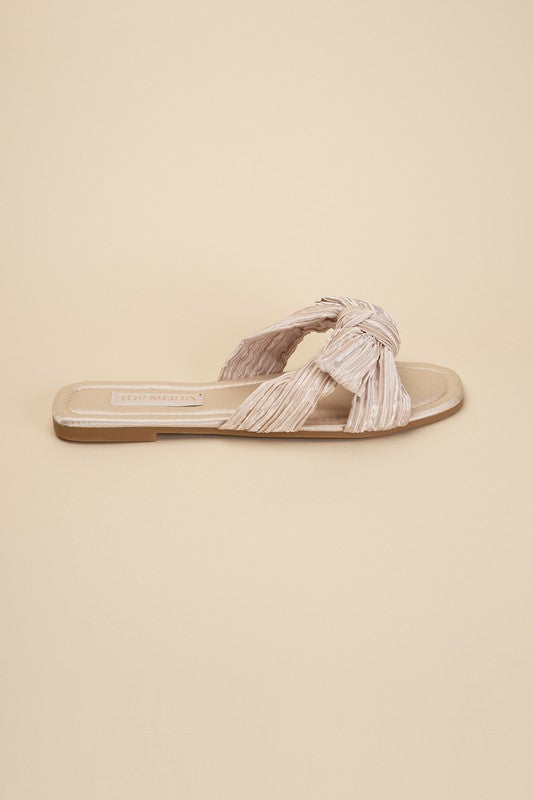 Gemma Bow Flat Slides (Multiple Colors) - BP