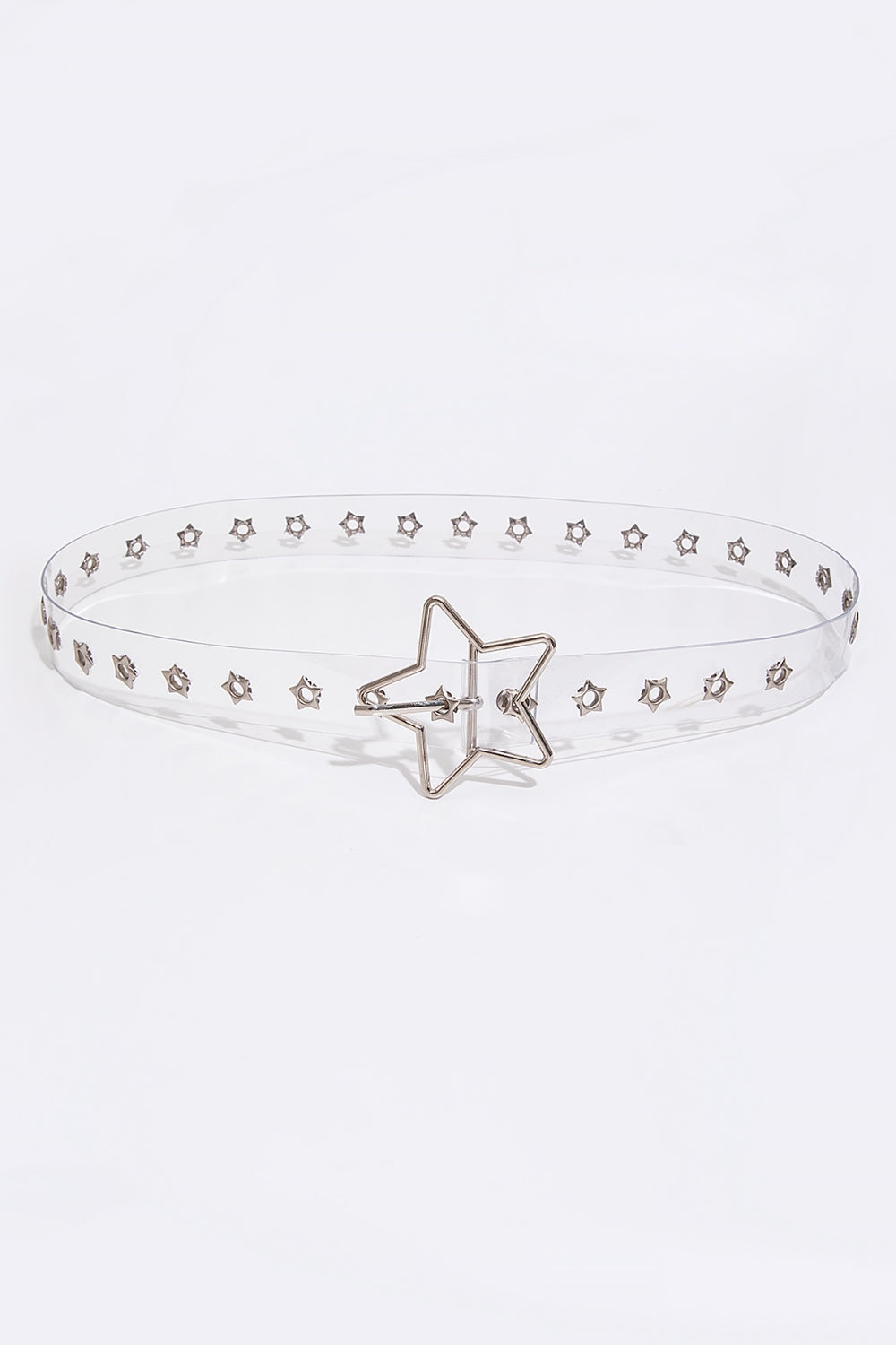 Comets Appear Adjustable PVC Star Shape Buckle Belt