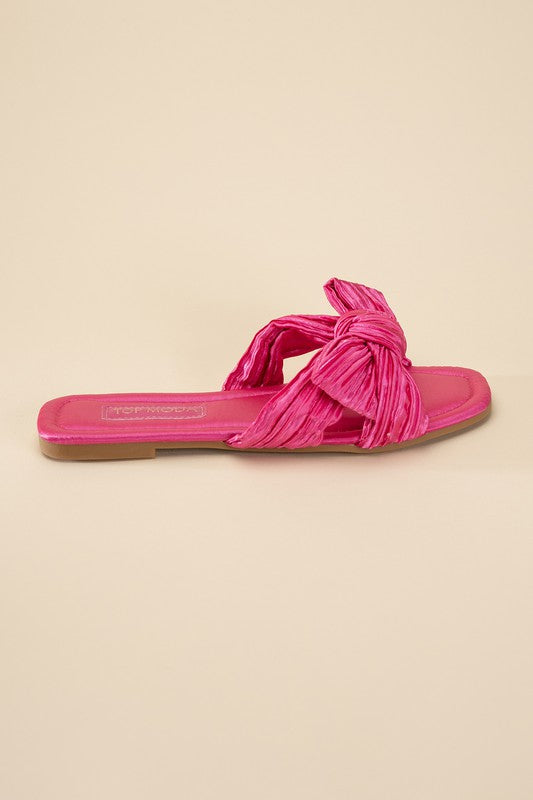 Gemma Bow Flat Slides (Multiple Colors) - BP