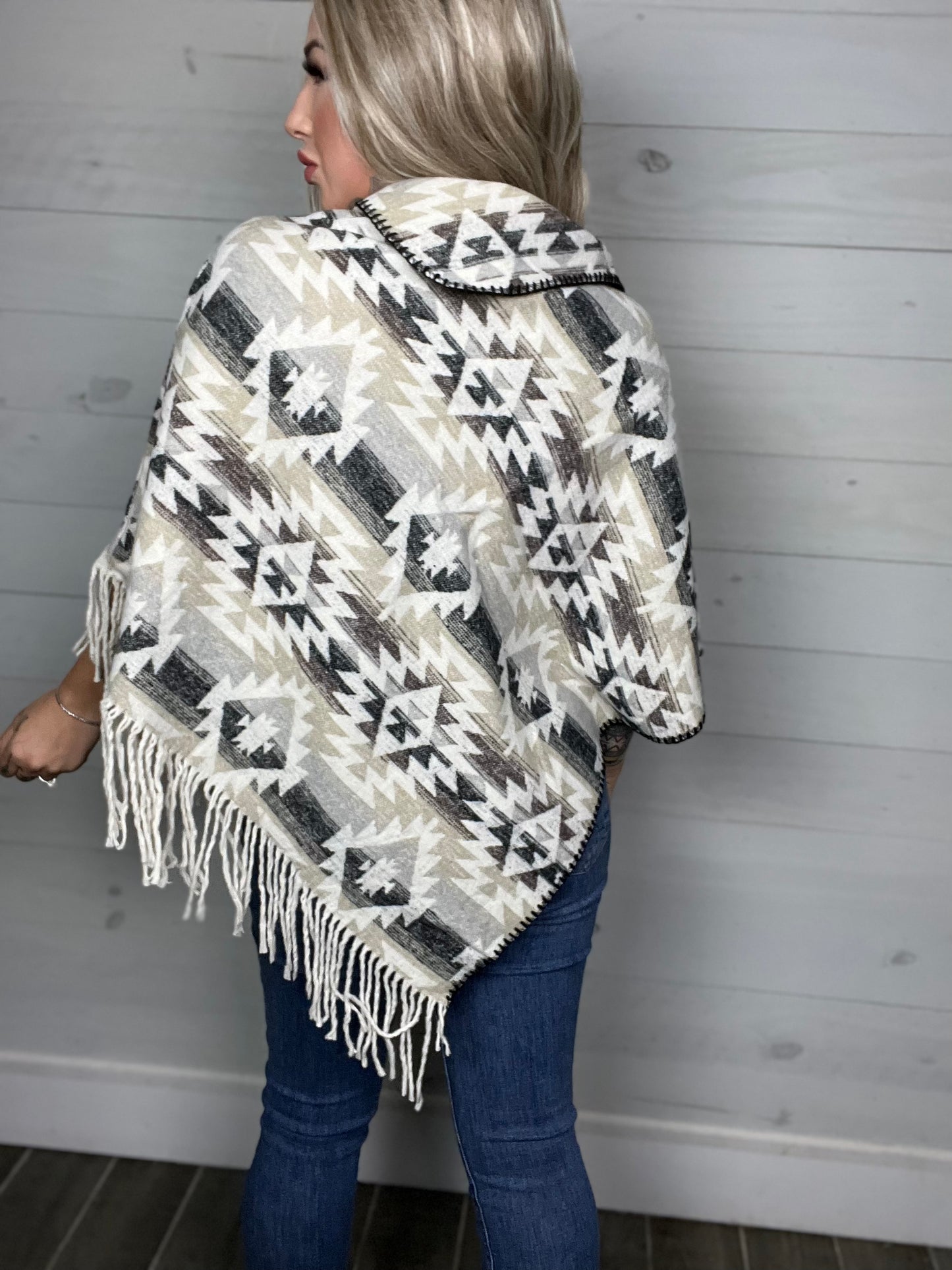 New Mexico Aztec Poncho