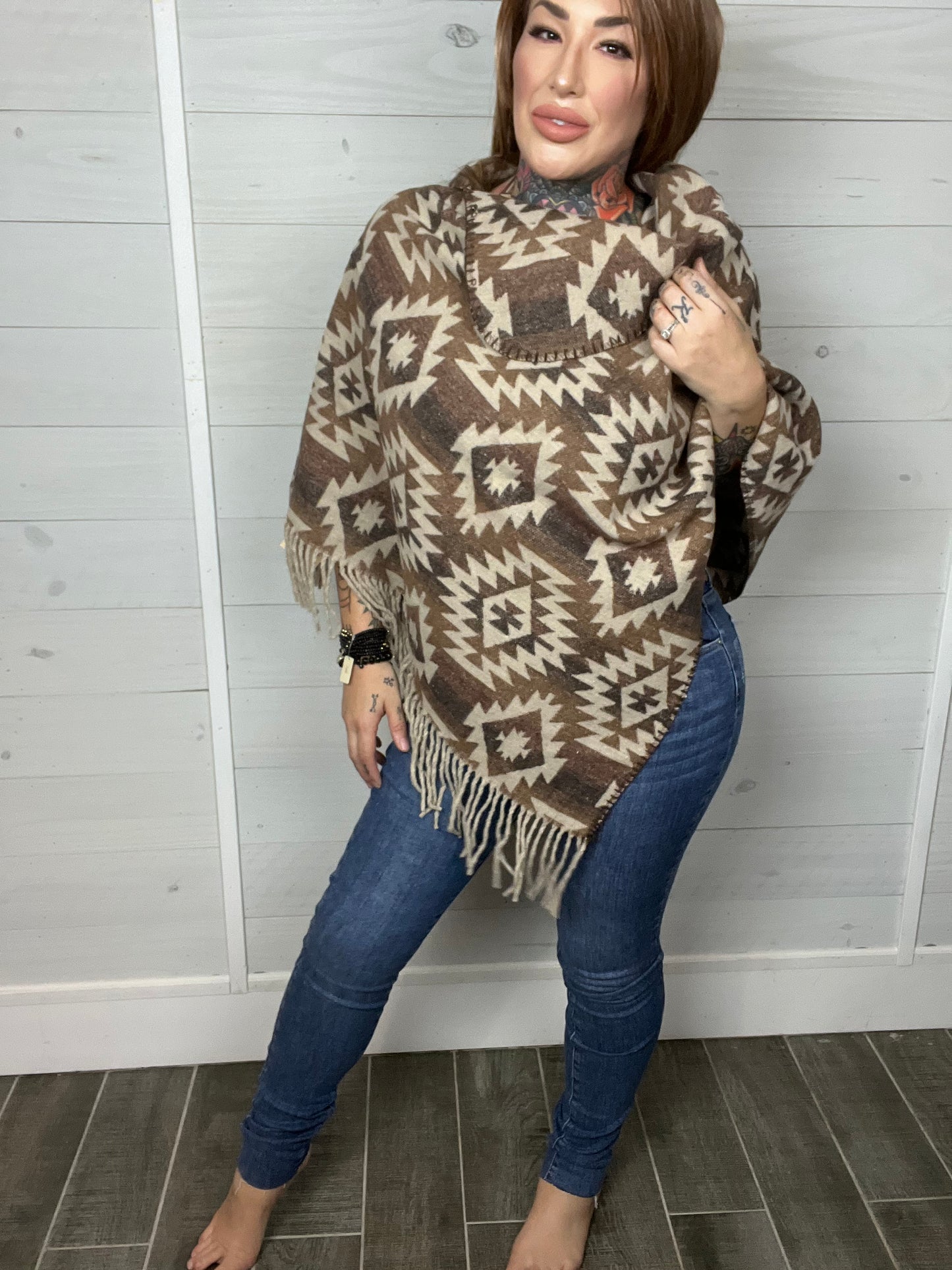 New Mexico Aztec Poncho