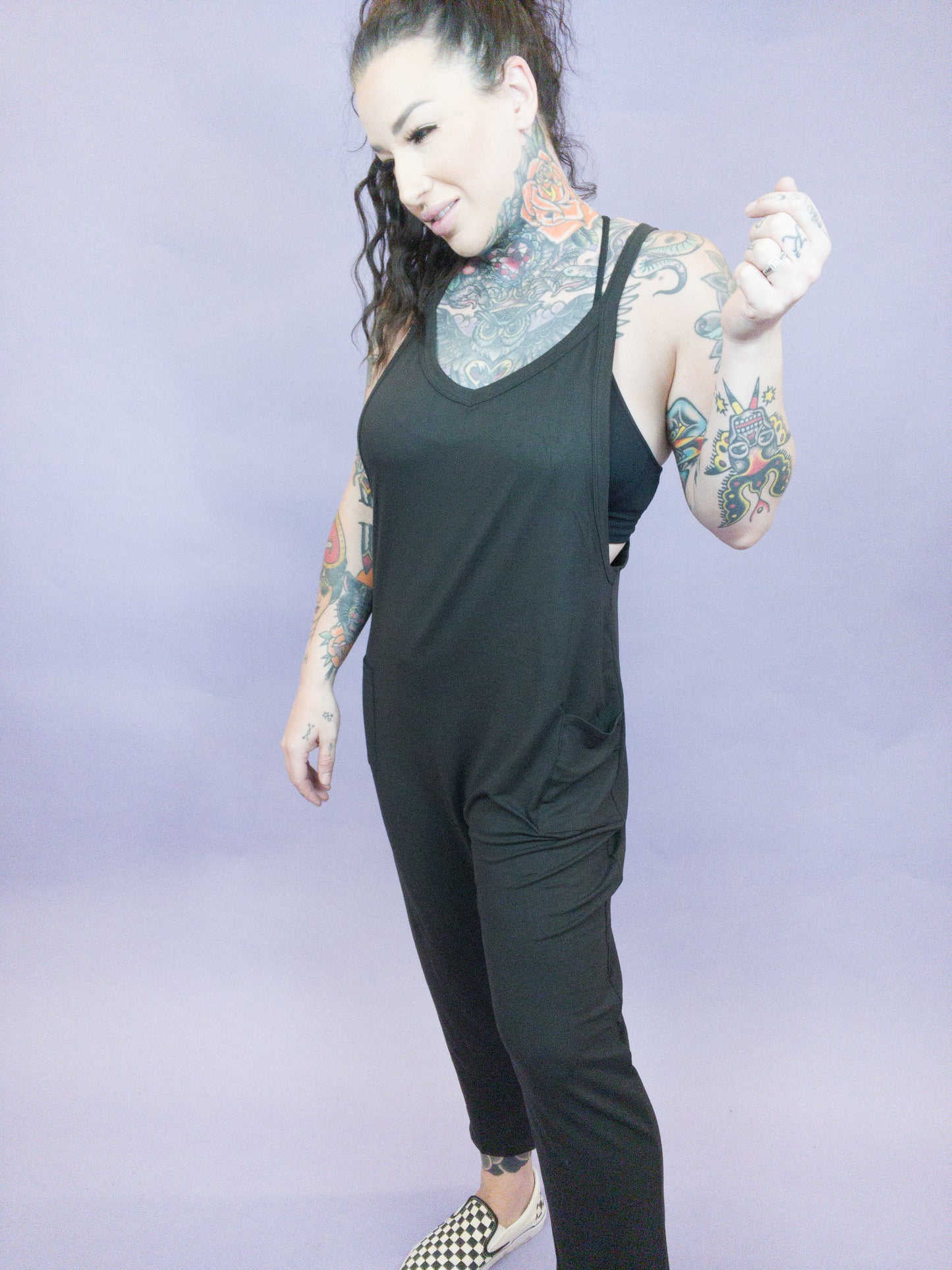 We Grew Closer Sleeveless V-Neck Jumpsuit