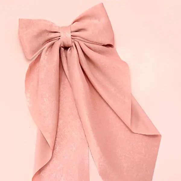Sheer Bow Ribbon Hair Clips