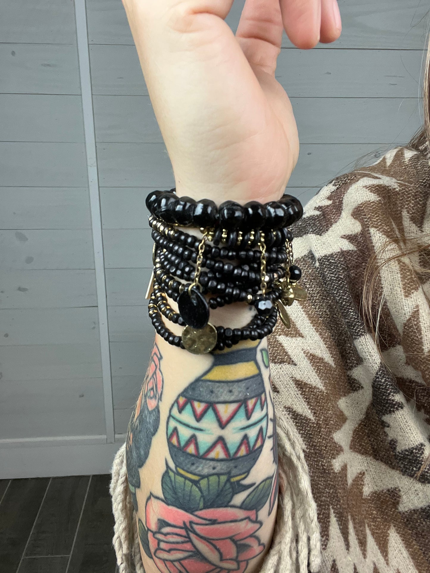 Turning Bad Beaded Stack Bracelet