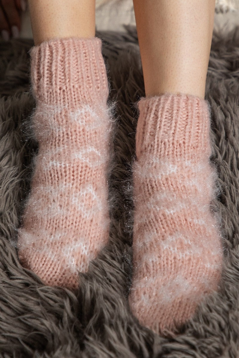 The Snuggle Is Real Fuzzy Nordic Socks