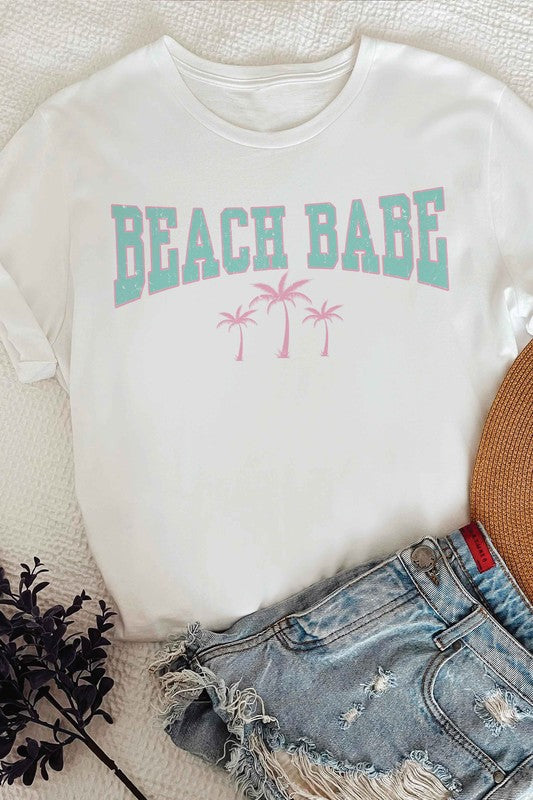 Babe Is Beachin' Graphic Tee (Multiple Colors)