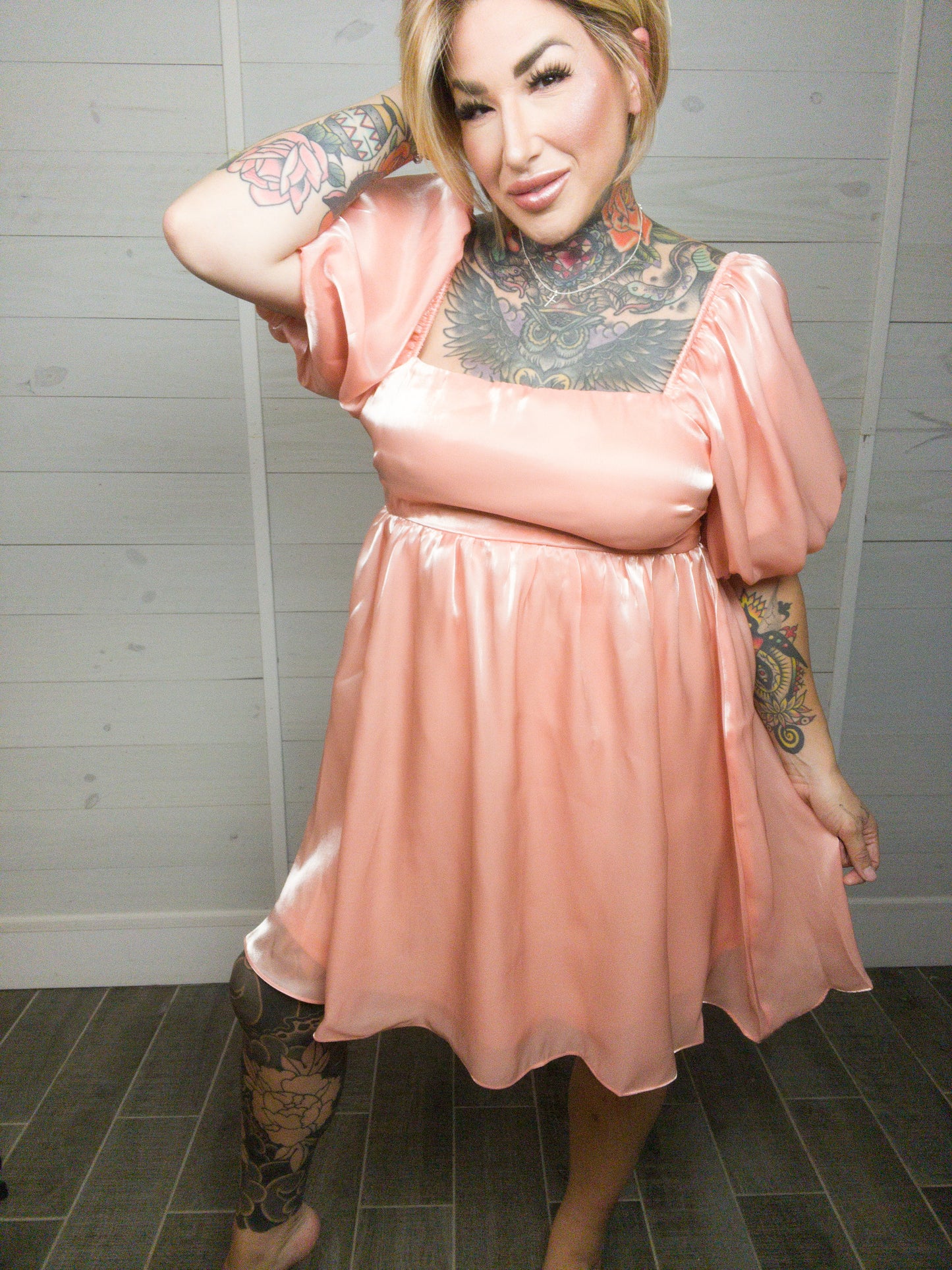 See You In Your Dreams Curvy Baby Doll Dress