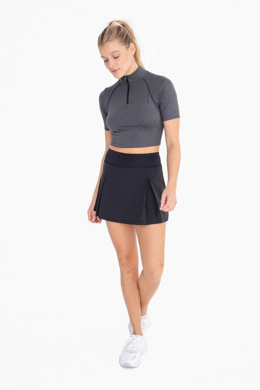 Match Up Two Pleat Active Tennis Skort (Mono B/Multiple Colors)