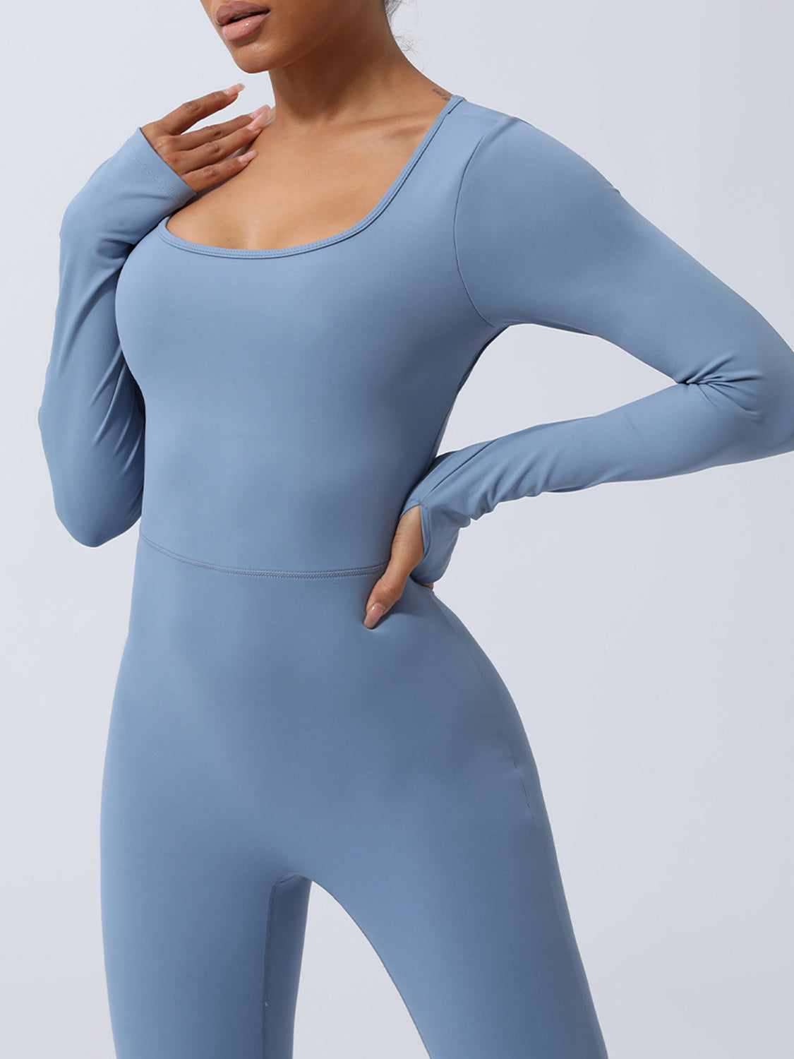 Effortlessly Stylin' Twisted Backless Long Sleeve Jumpsuit