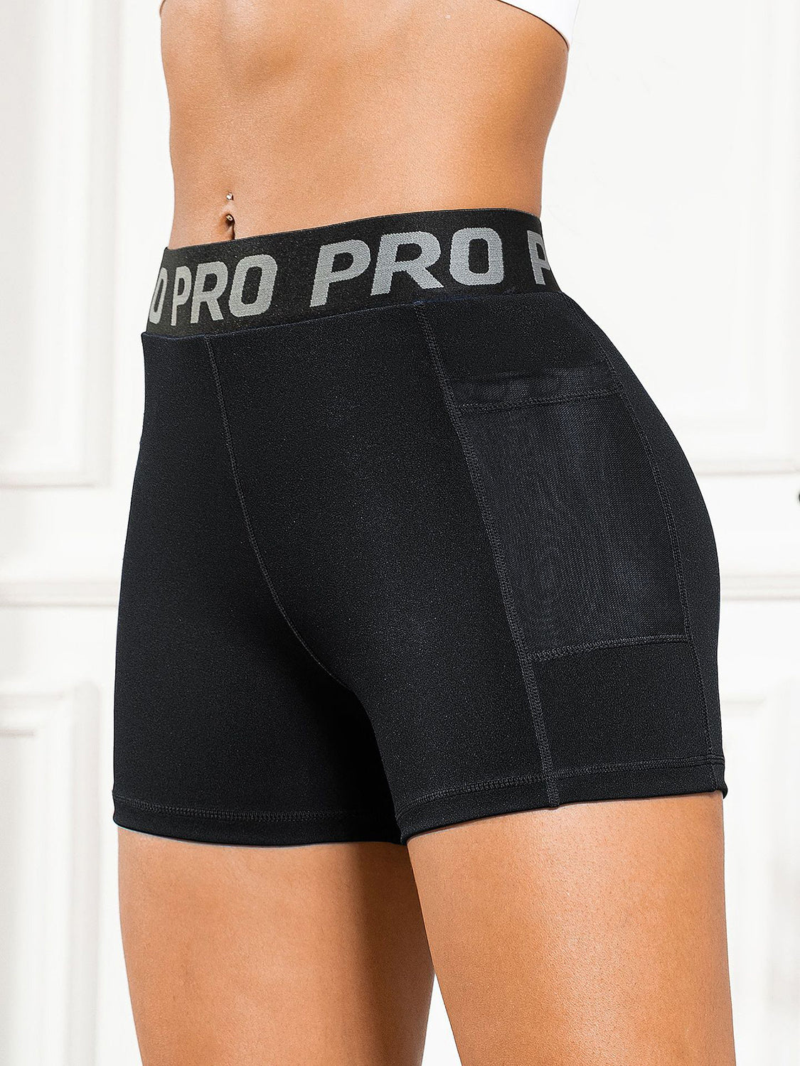 Craving Action Elastic Waist Active Shorts with Pockets (Multiple Colors) - BP