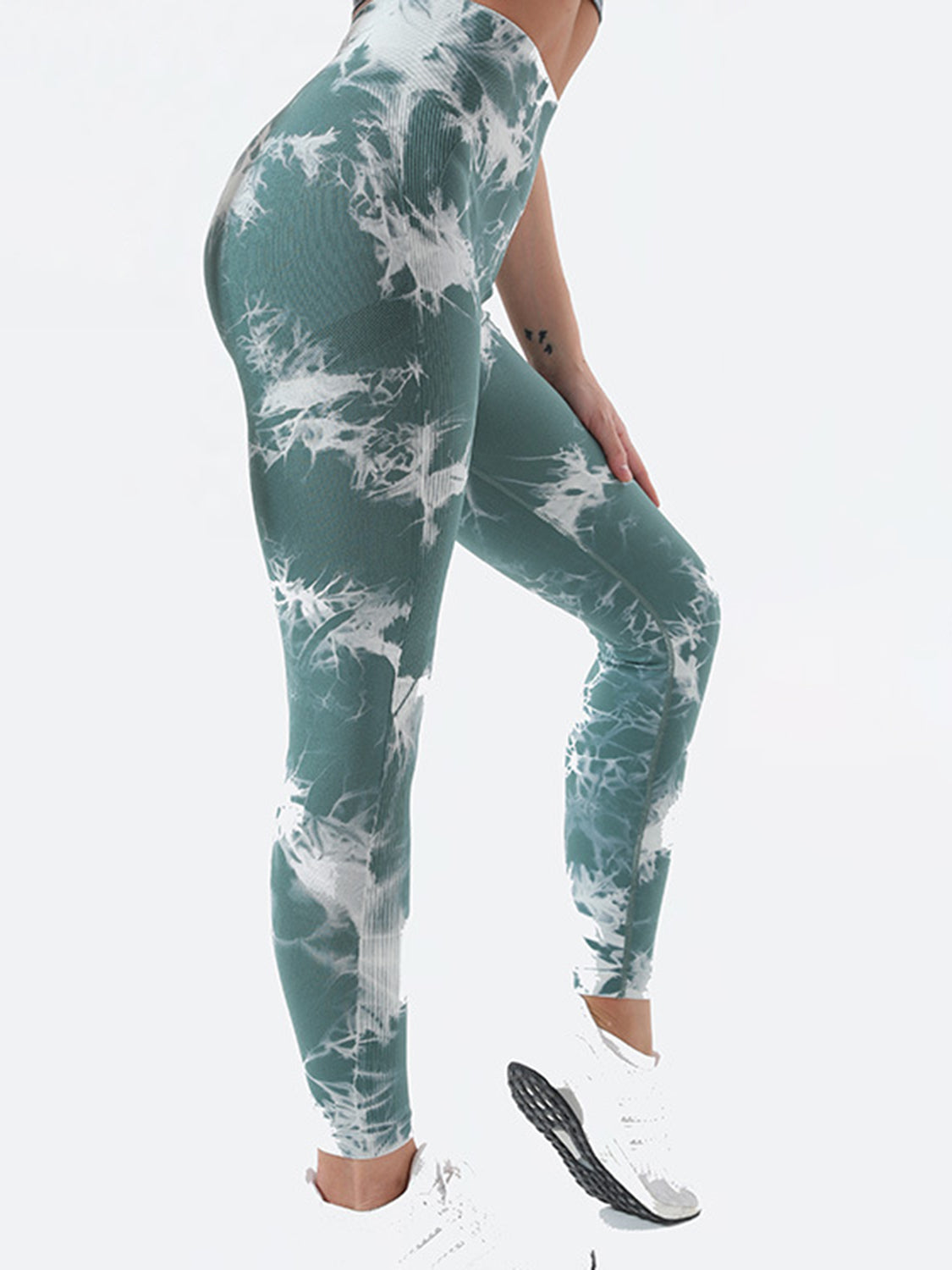 Hit The High Road Tie-Dye High Waist Active Leggings (Multiple Colors)