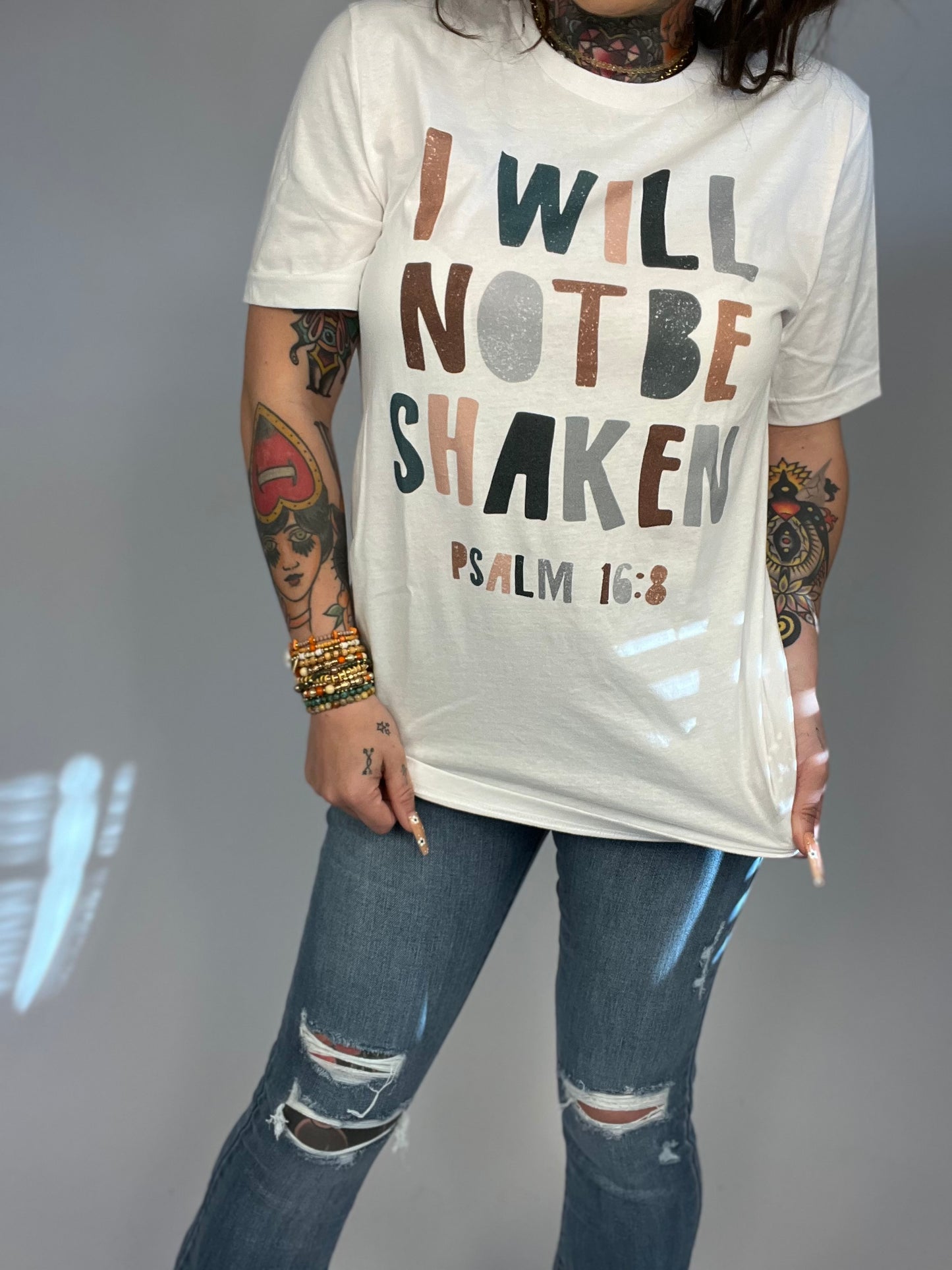 REG - I Will Not Be Shaken Easter Graphic Tee - BP