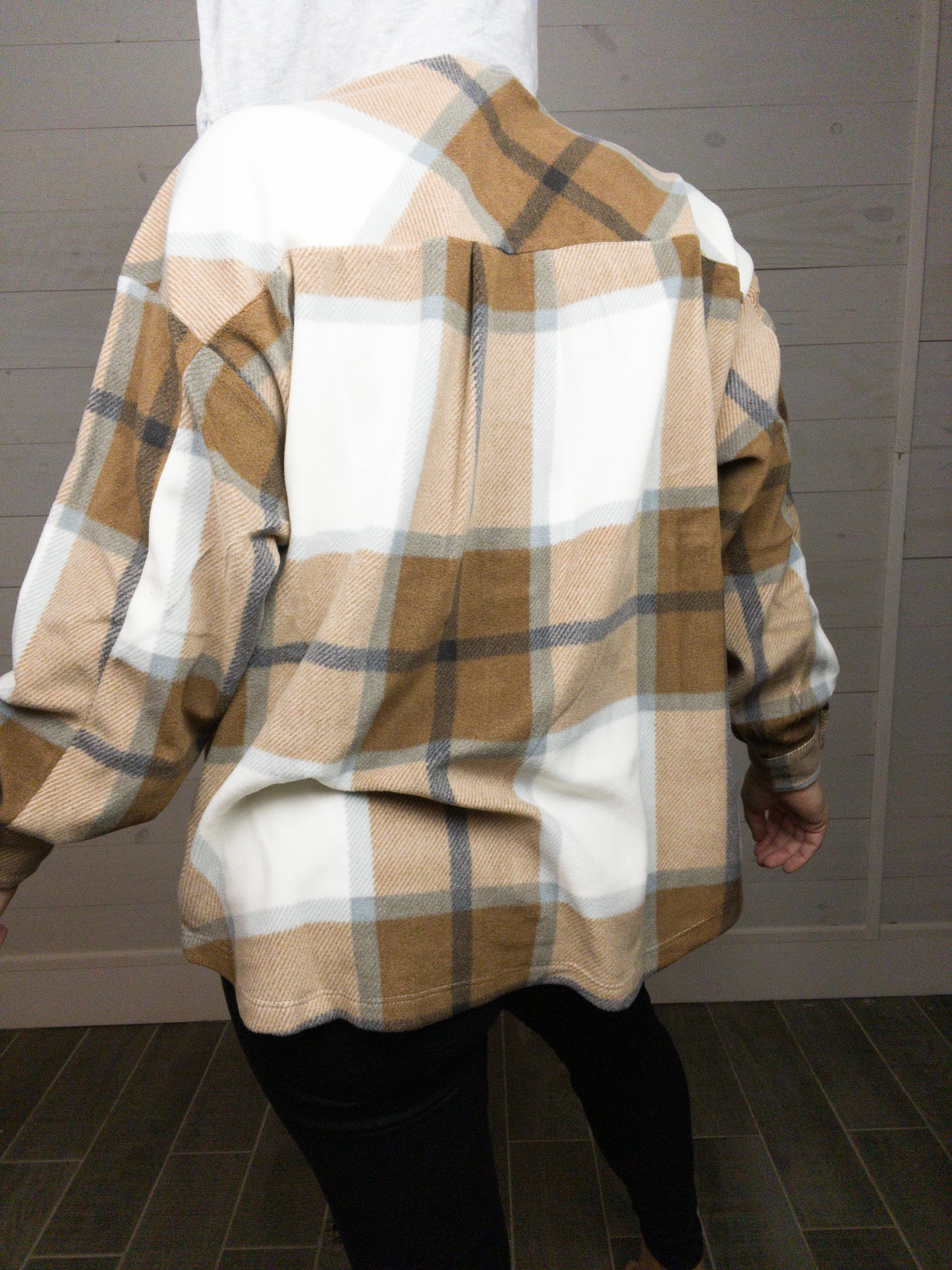 Constant Chaos Hooded Flannel Shacket (Multiple Color Options)