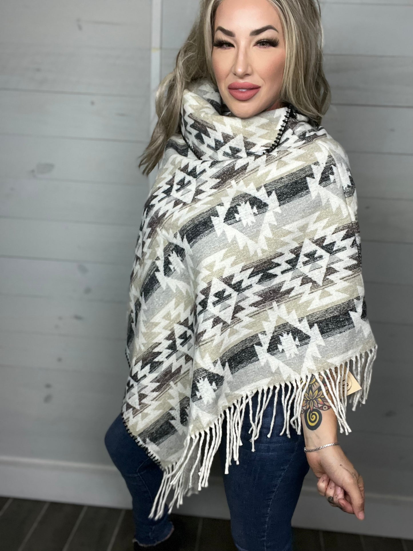 New Mexico Aztec Poncho