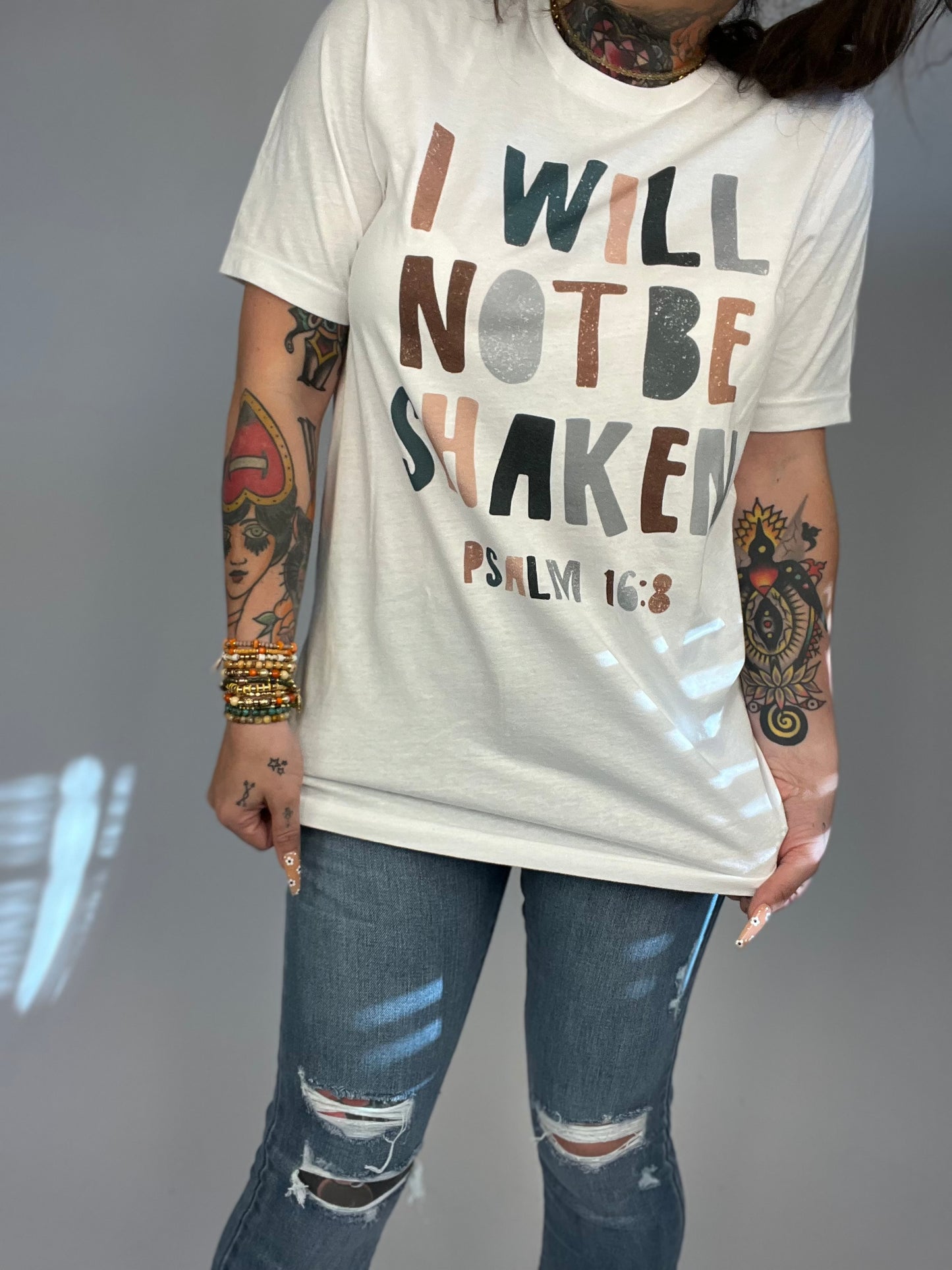 REG - I Will Not Be Shaken Easter Graphic Tee - BP