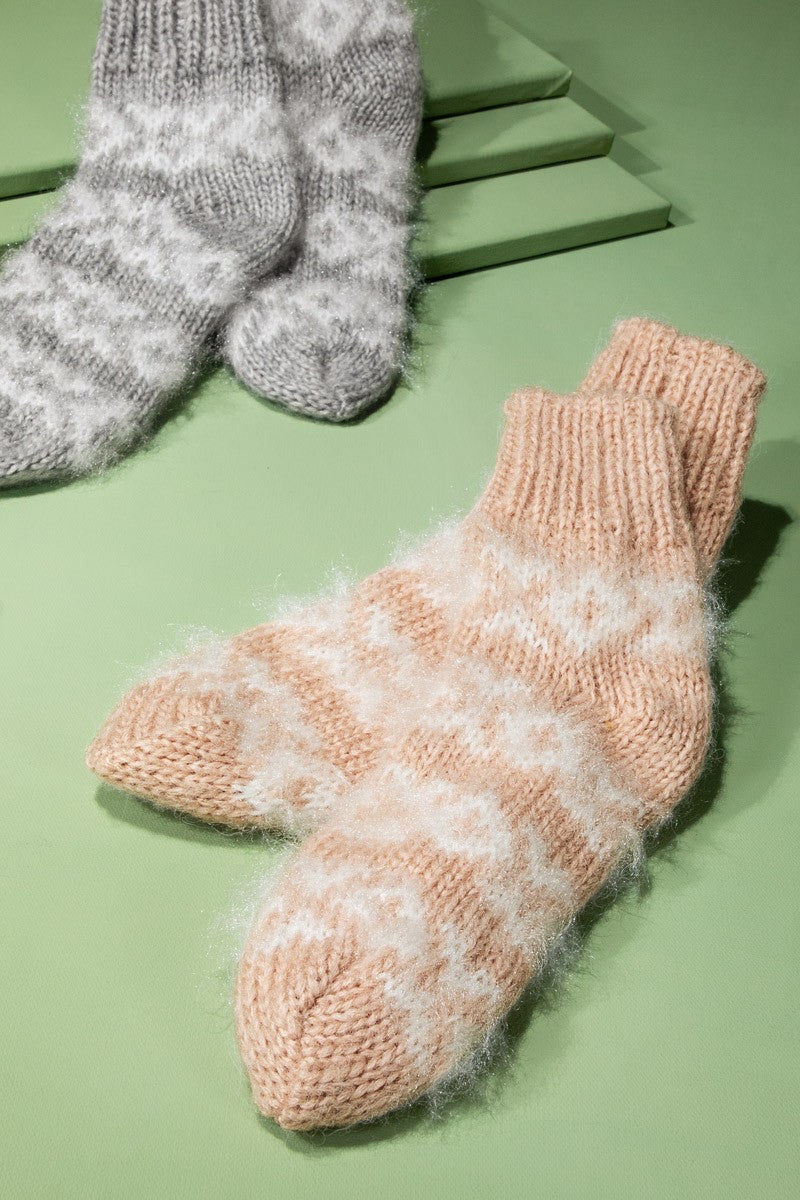 The Snuggle Is Real Fuzzy Nordic Socks