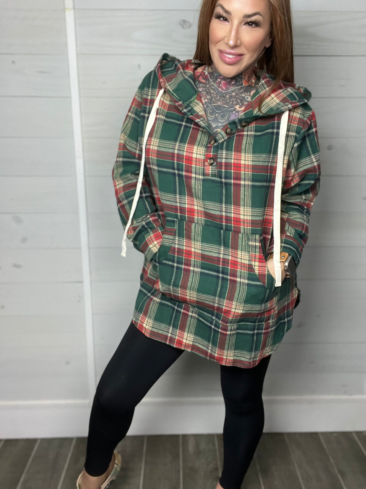 Not Interested Curvy Drawstring Hoody