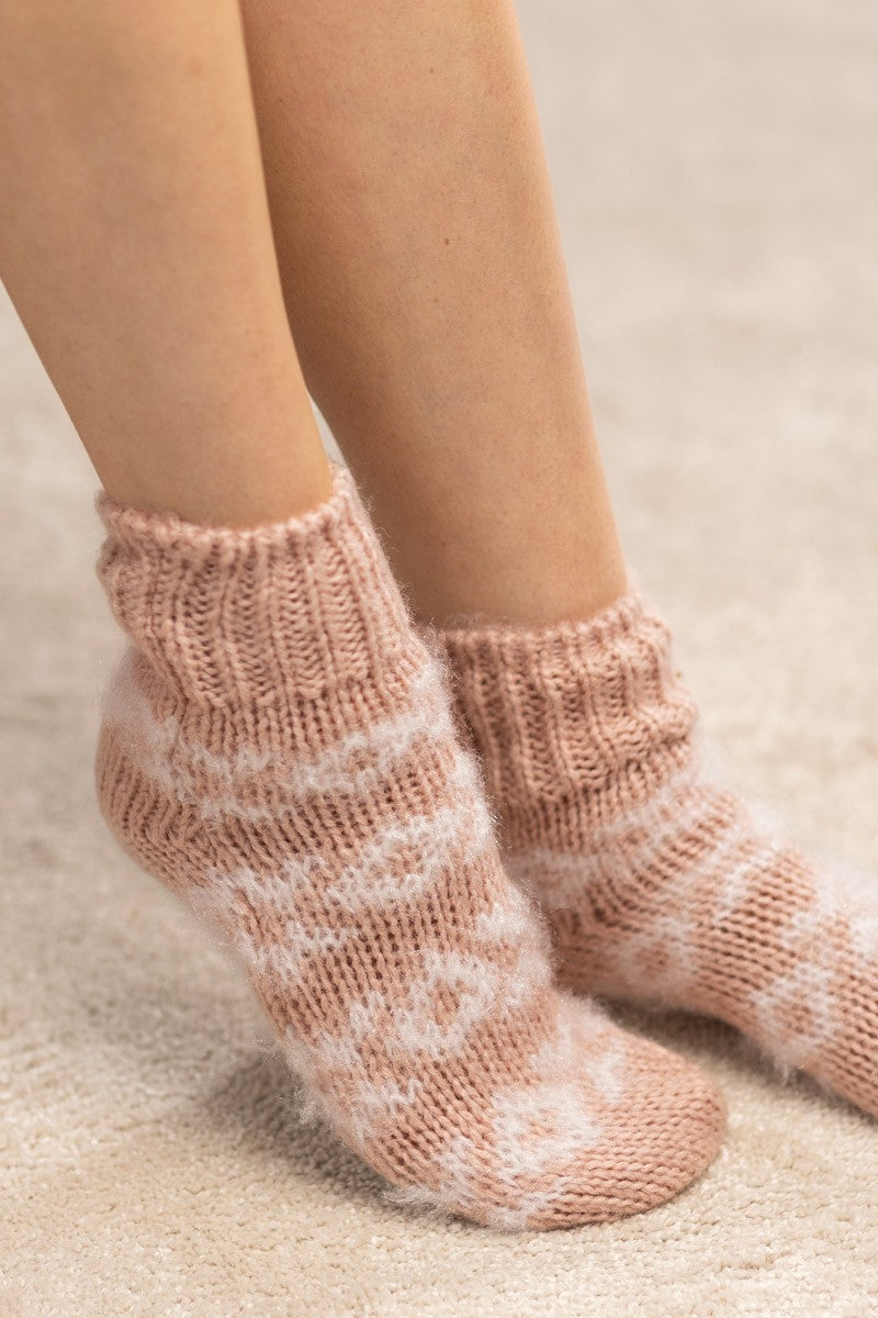 The Snuggle Is Real Fuzzy Nordic Socks