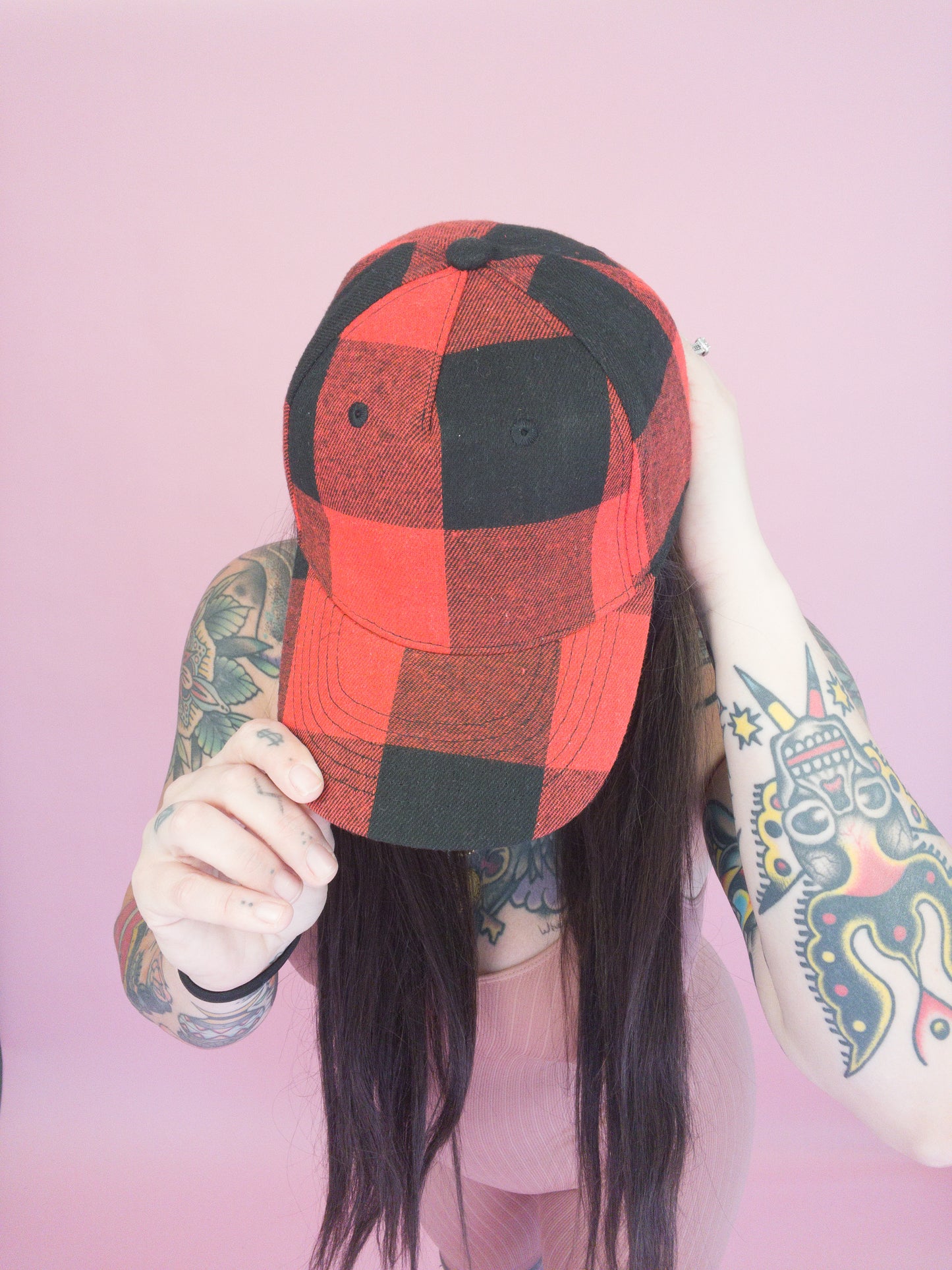 Sweet Memories Buffalo Plaid Hat