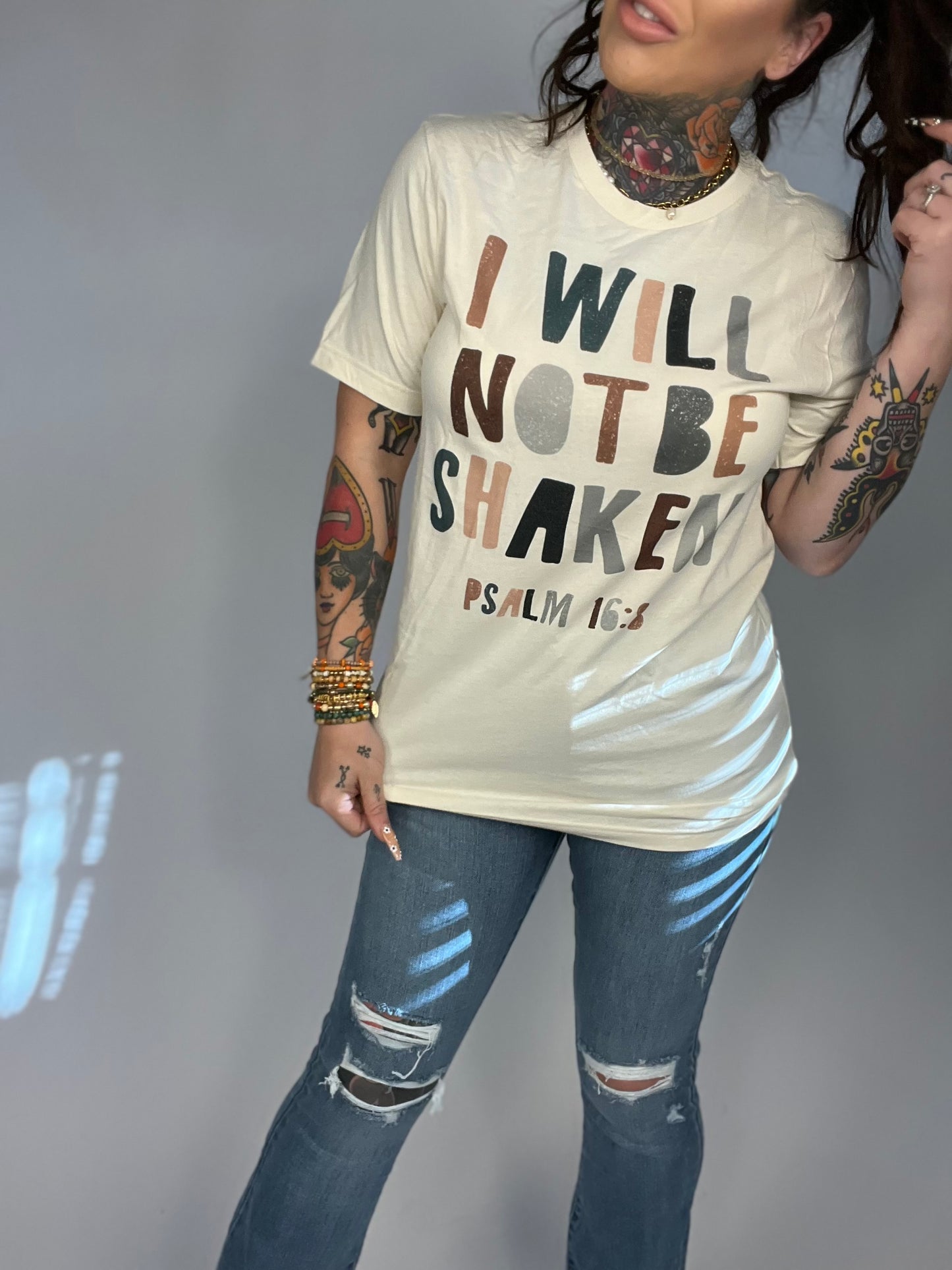 REG - I Will Not Be Shaken Easter Graphic Tee - BP