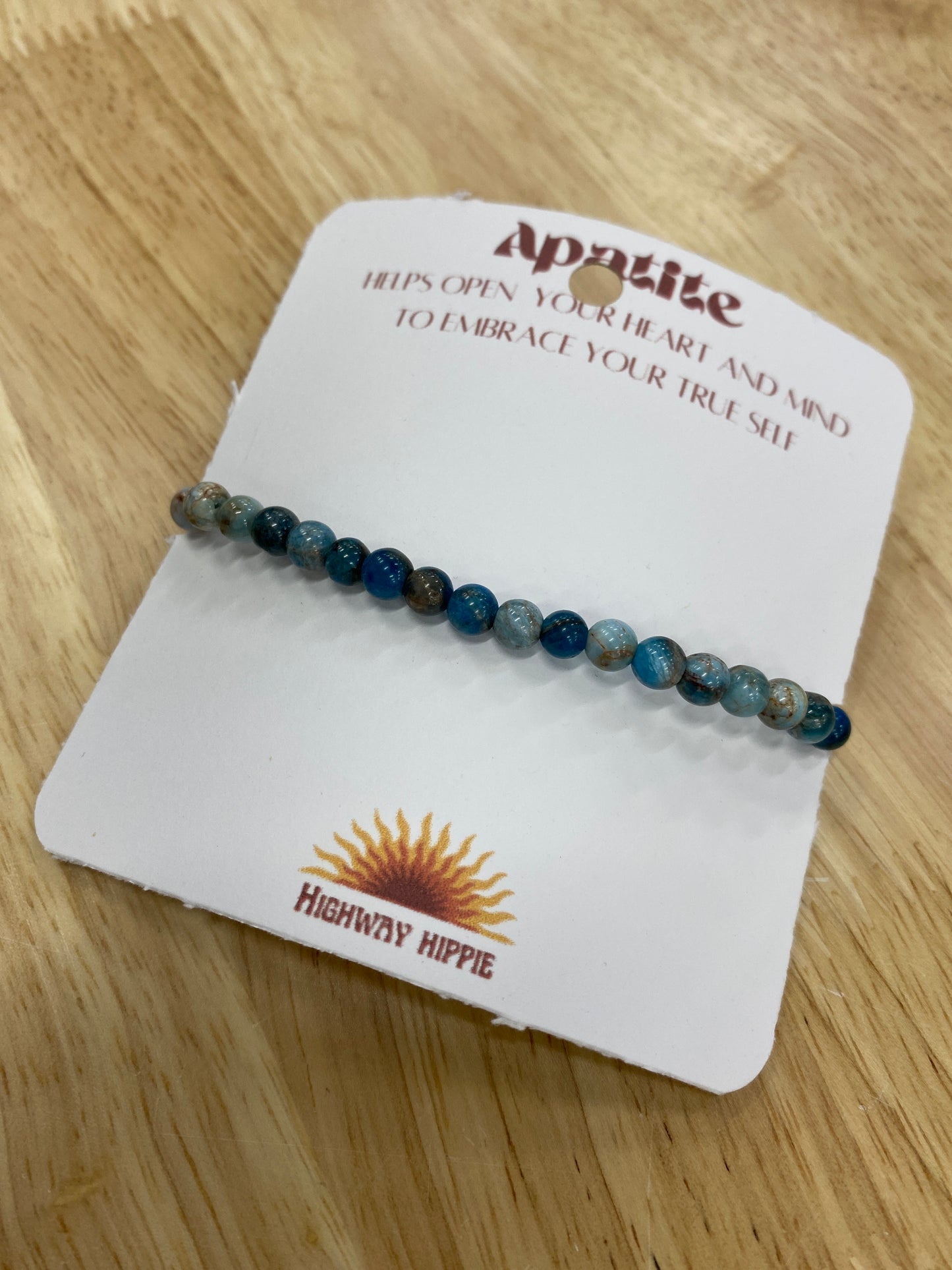 Message Received Apatite Bracelet