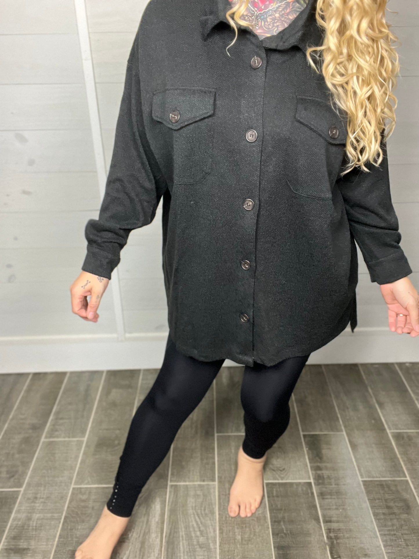 Comforting Thoughts Soft Jacquard Shacket