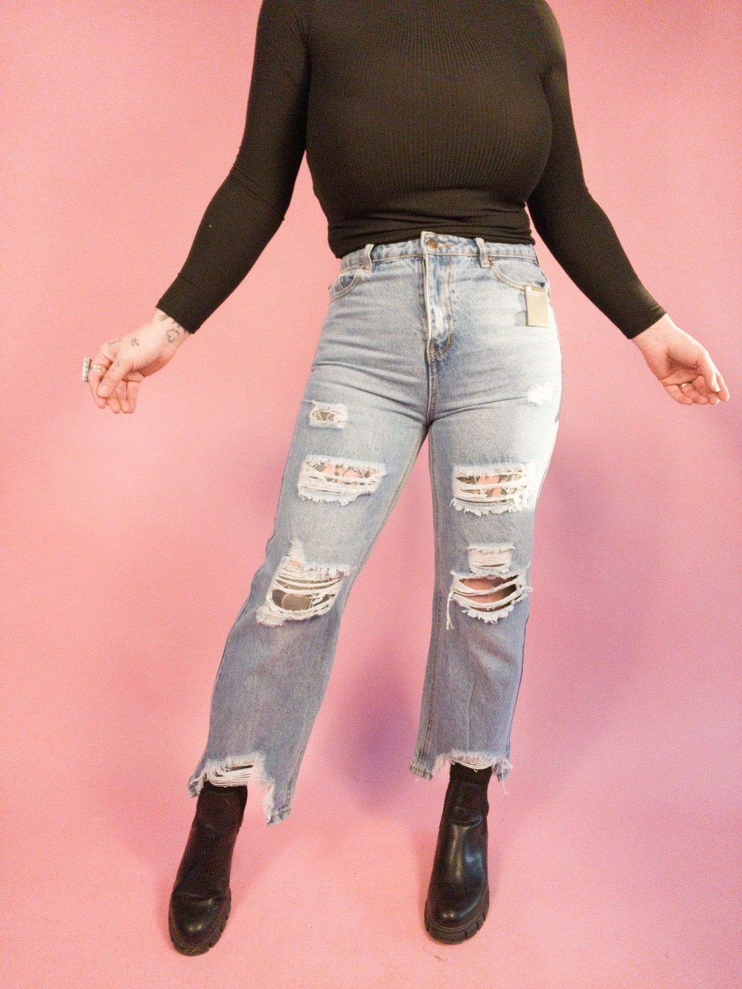 Something To Talk About High Rise Denim Jeans