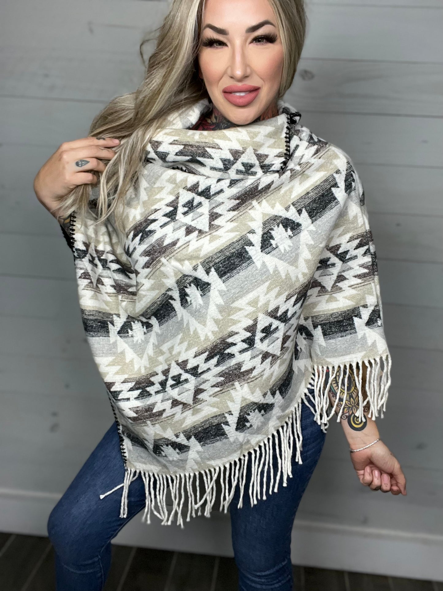 New Mexico Aztec Poncho